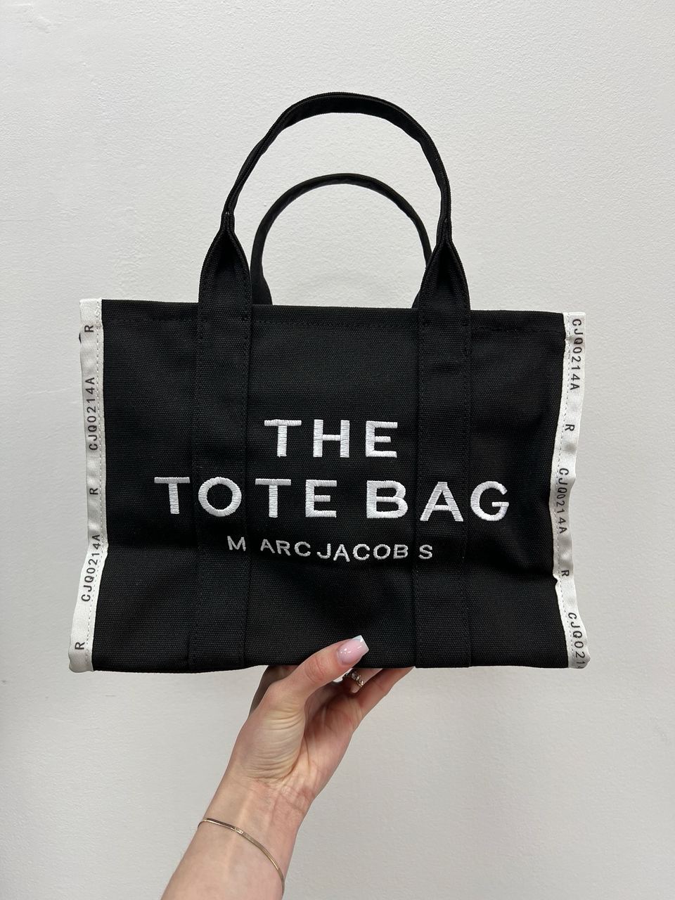 Marc Jacobs The Jacquard Medium Tote Bag Black - 9