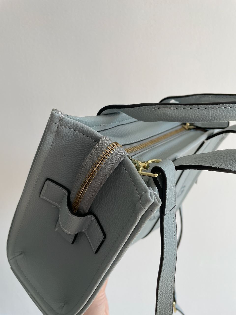 Marc Jacobs The Leather Small Tote Bag Blue - 18