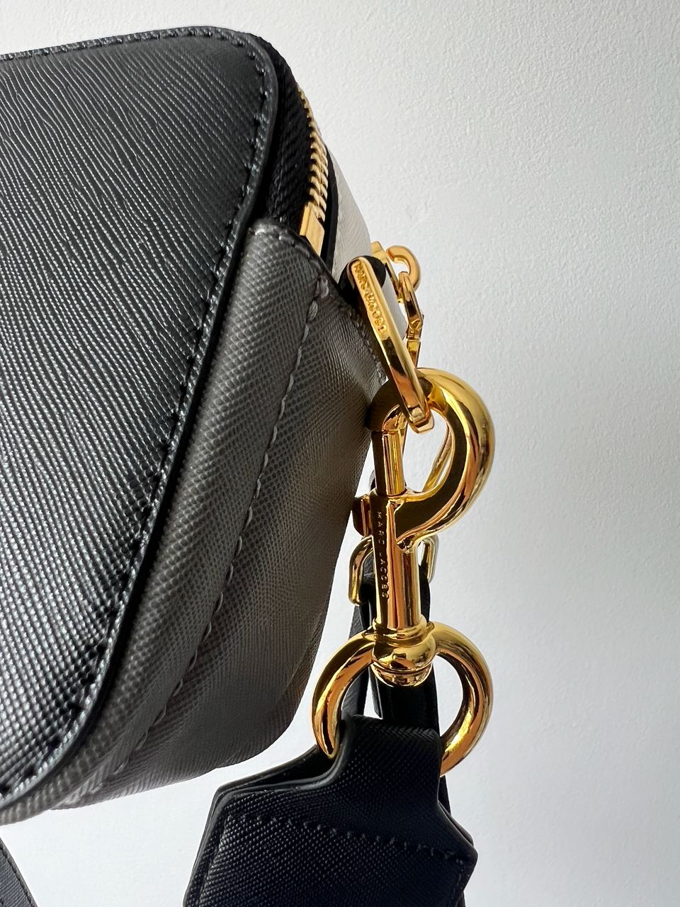 Marc Jacobs The Snapshot Black/Pink Belt - 10