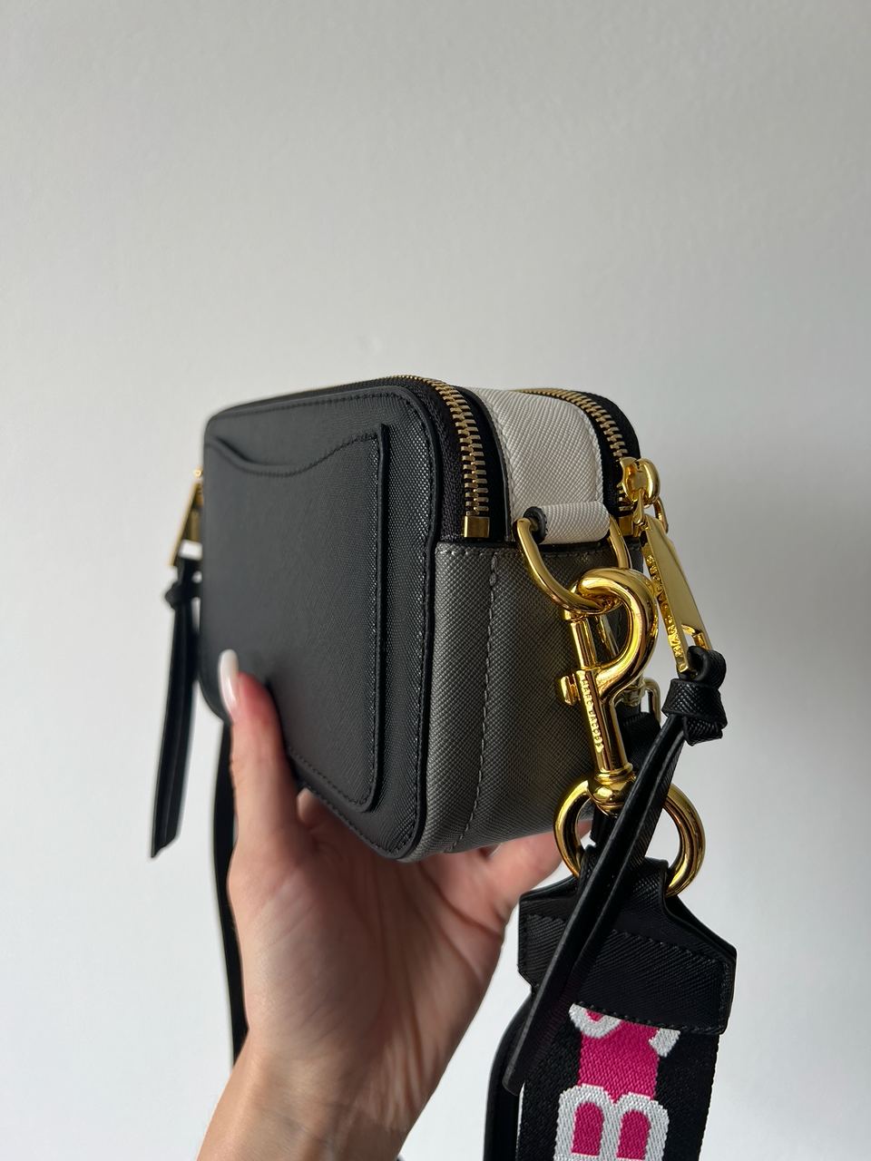 Marc Jacobs The Snapshot Black/Pink Belt - 6