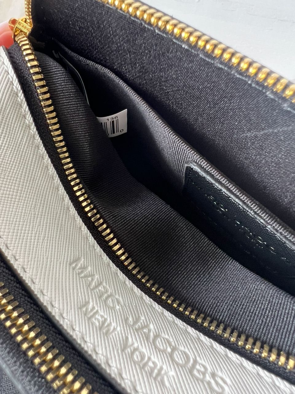 Marc Jacobs The Snapshot Black/Pink Belt - 9