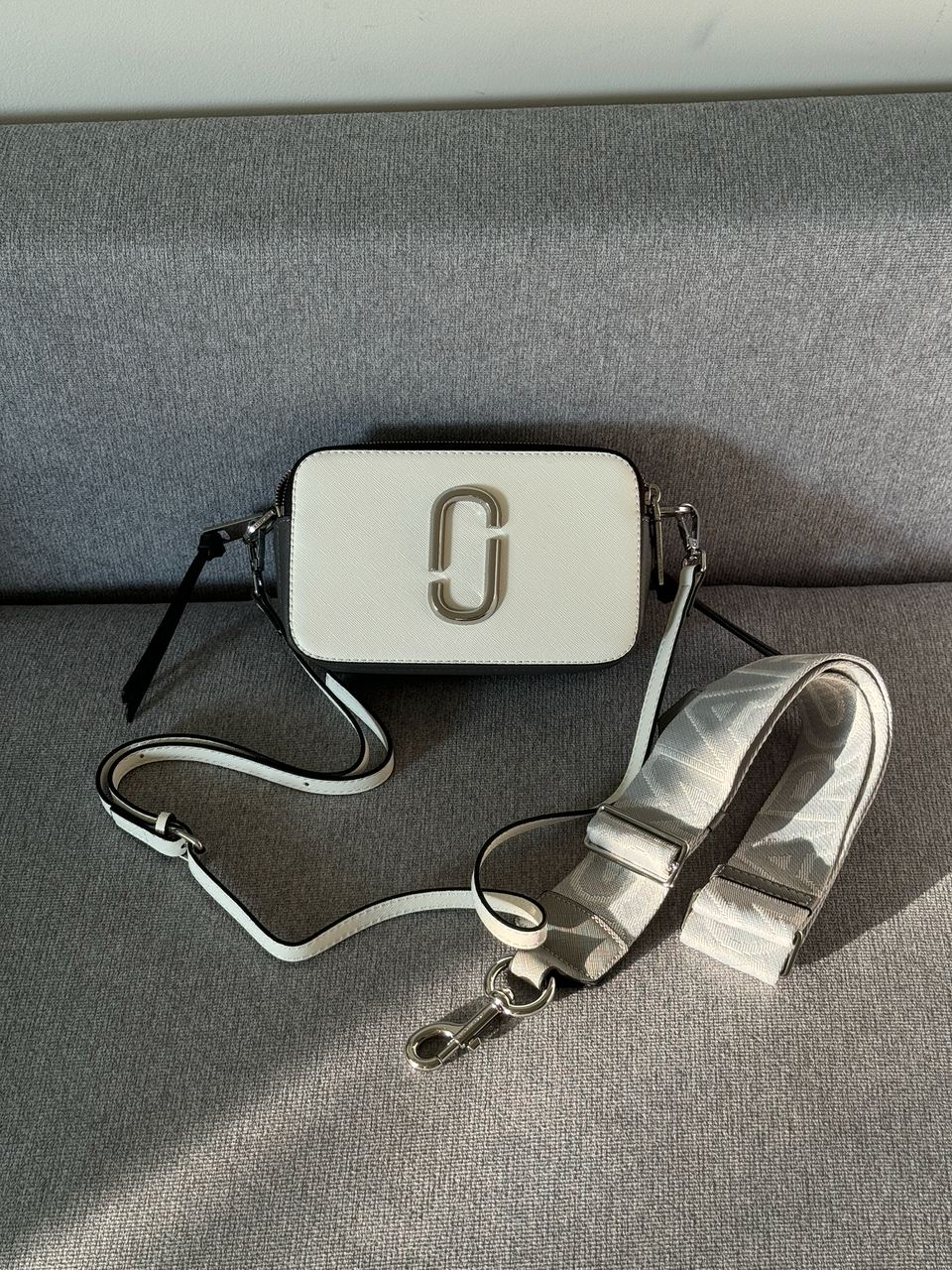 Marc Jacobs The Snapshot Metallic White - 2