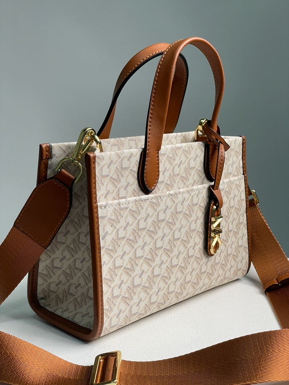 Michael Kors GIGI LG Grab Tote Ivory - 13