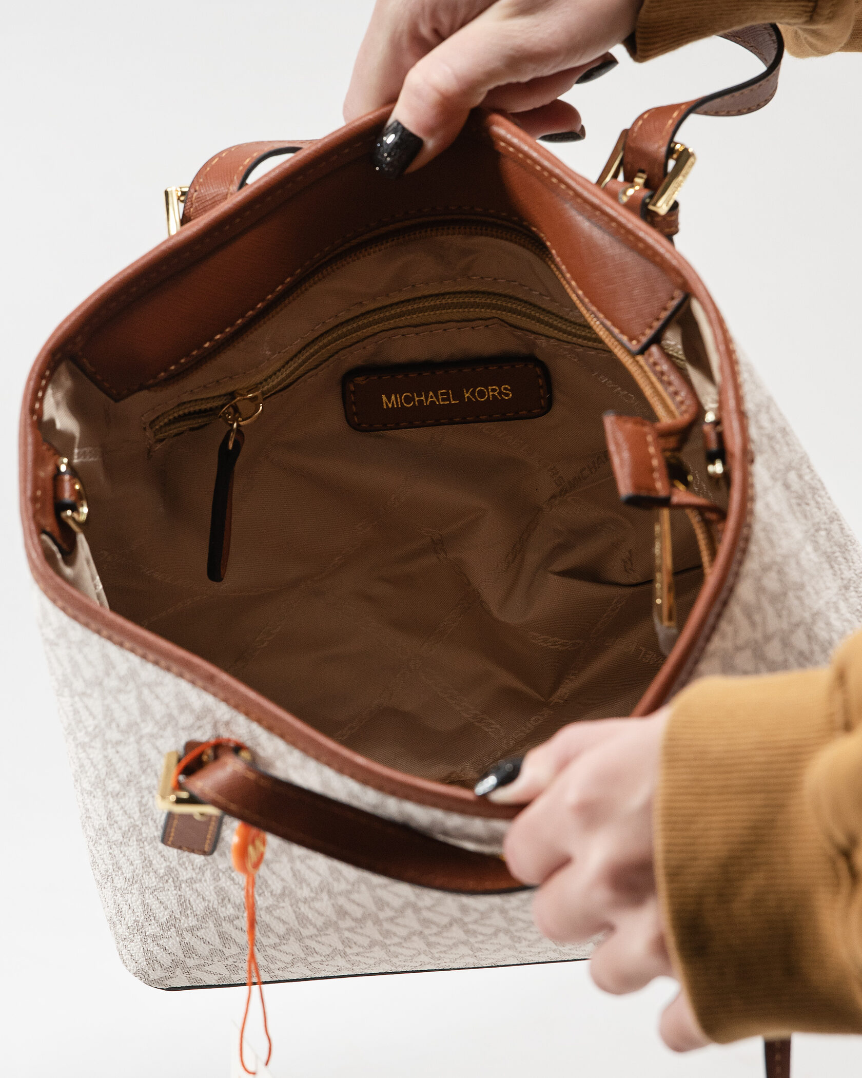 Michael Kors Jet Set Travel Extra-Small Logo Top-Zip Tote - 11