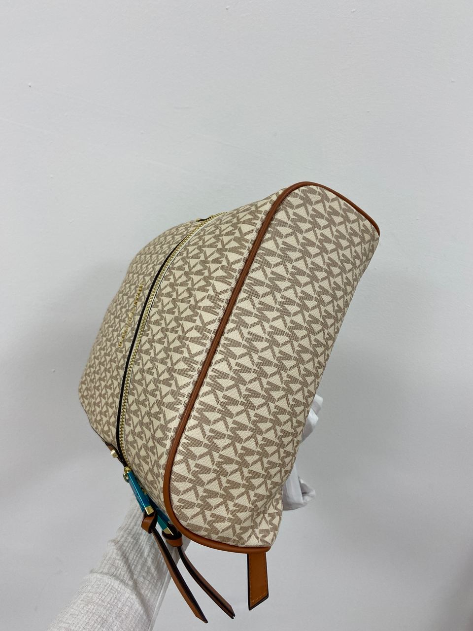 Michael Kors Large Rhea Logo Backpack Ivory - 27