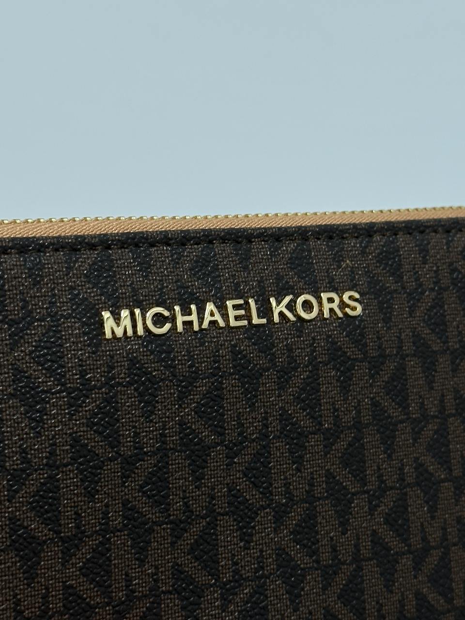 Michael Kors Large Wallet Zip Brown - 5