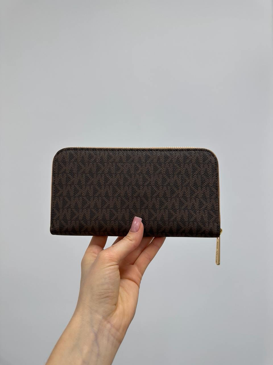 Michael Kors Large Wallet Zip Brown - 6