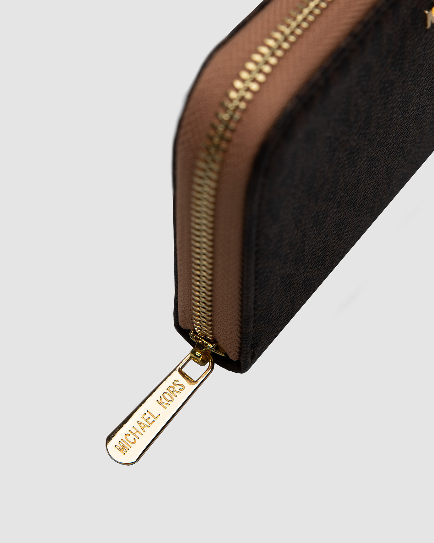 Michael Kors Large Wallet Zip Brown - 7