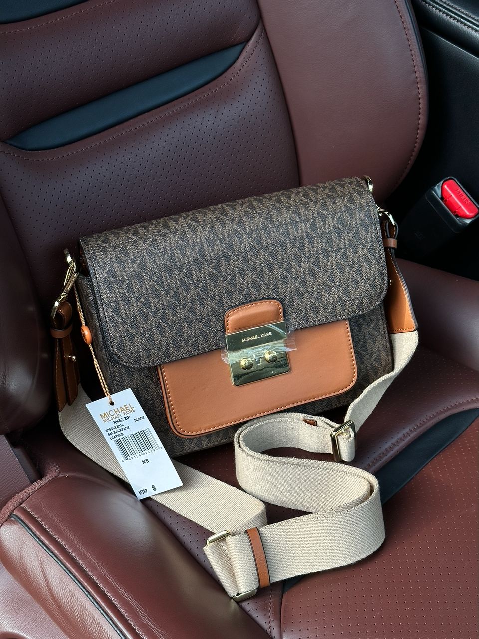 Michael Kors Sloan Editor Medium Bag Brown - 3