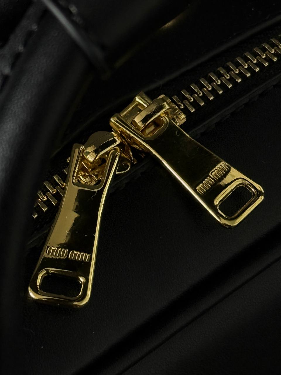 Miu Miu Arcadie Leather Bag Black - 8