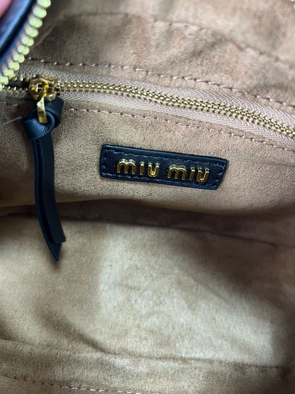 Miu Miu Arcadie Leather Bag Black - 30