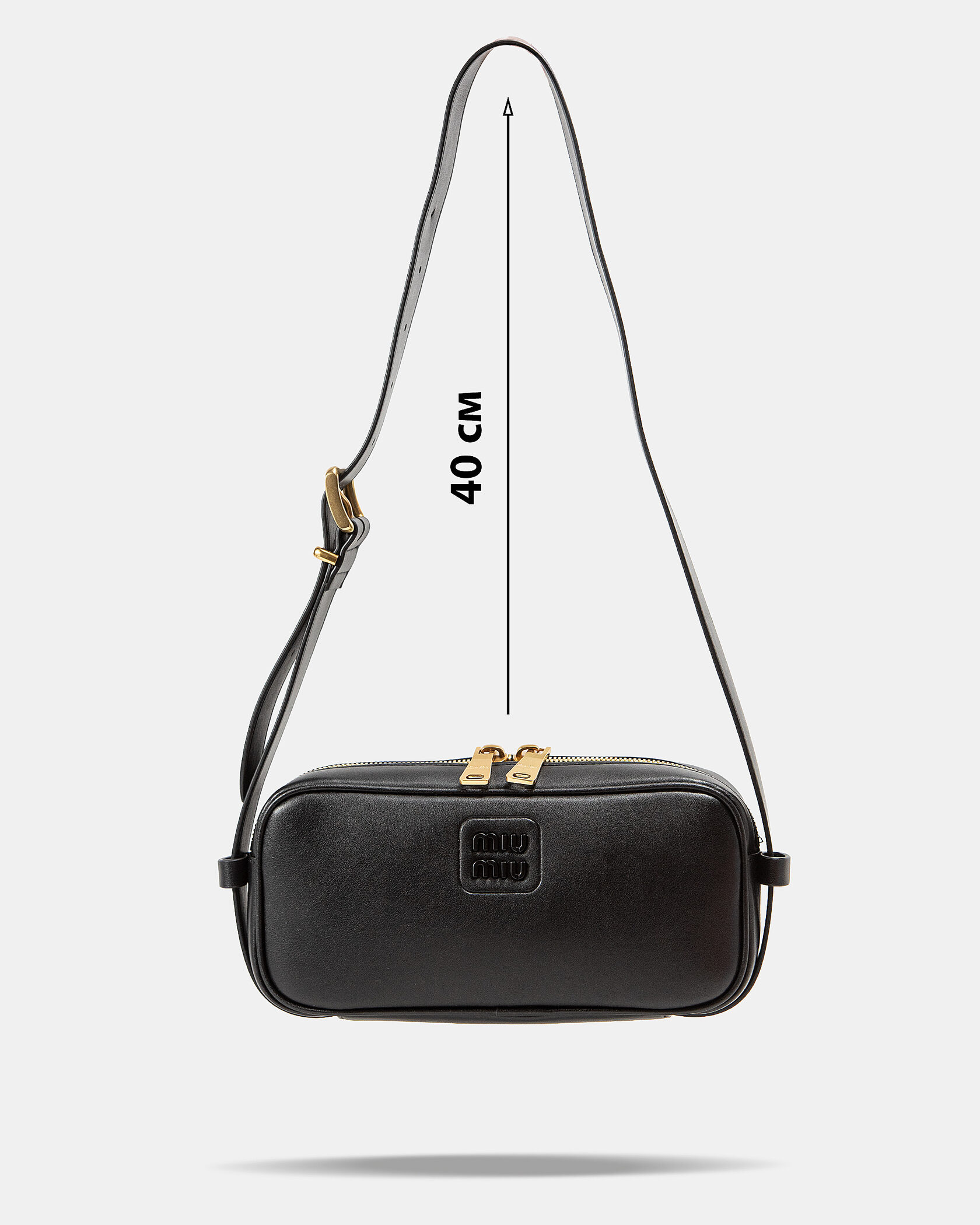 Miu Miu Arcadie Leather Bag Black - 4