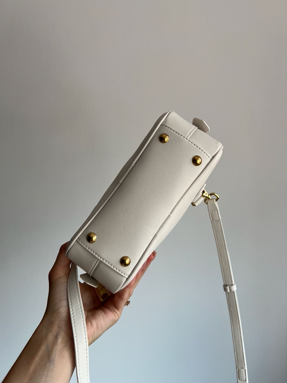 Miu Miu Arcadie Leather Bag White - 8