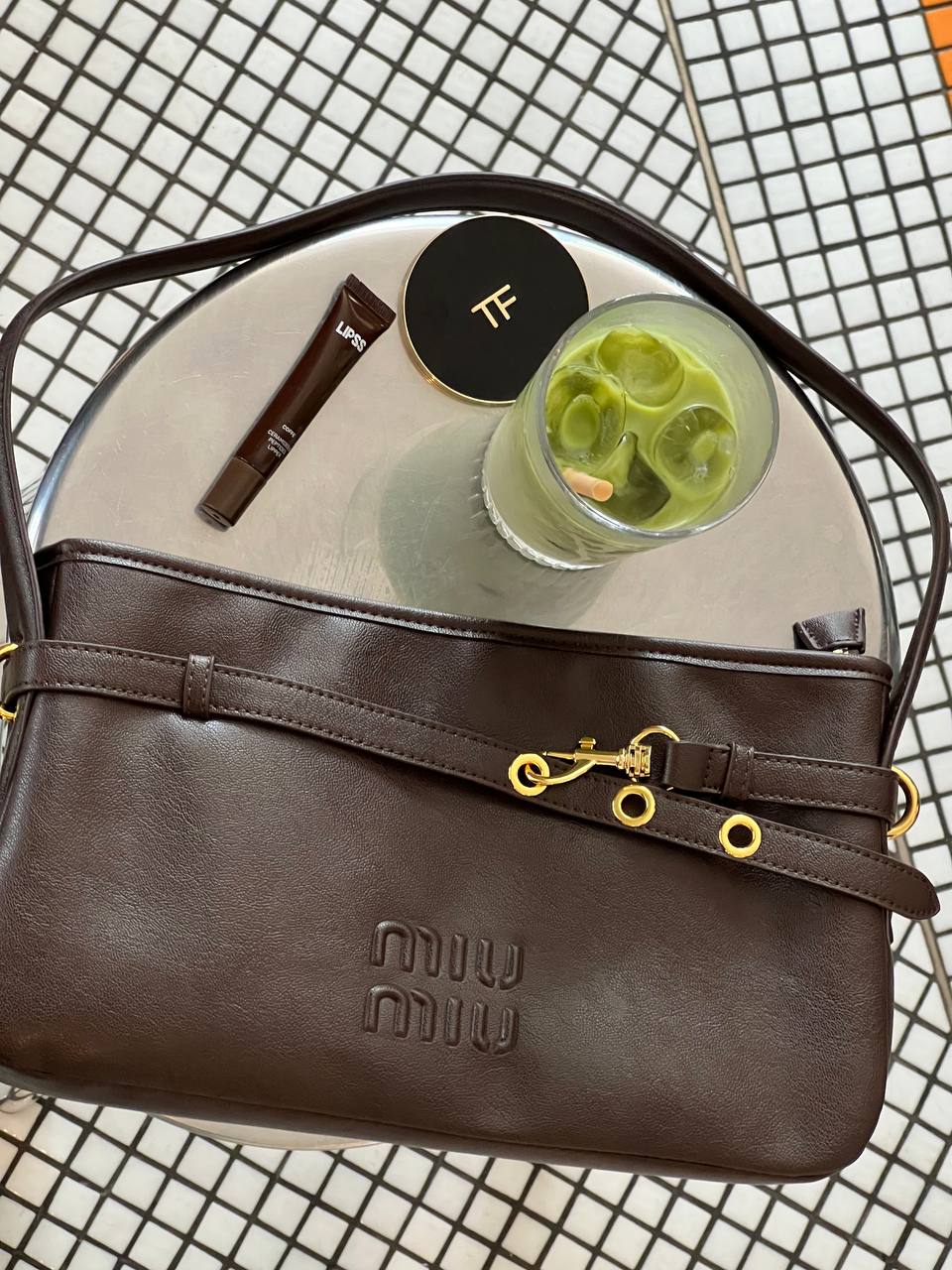 Miu Miu Aventure Bag Chocolate - 7