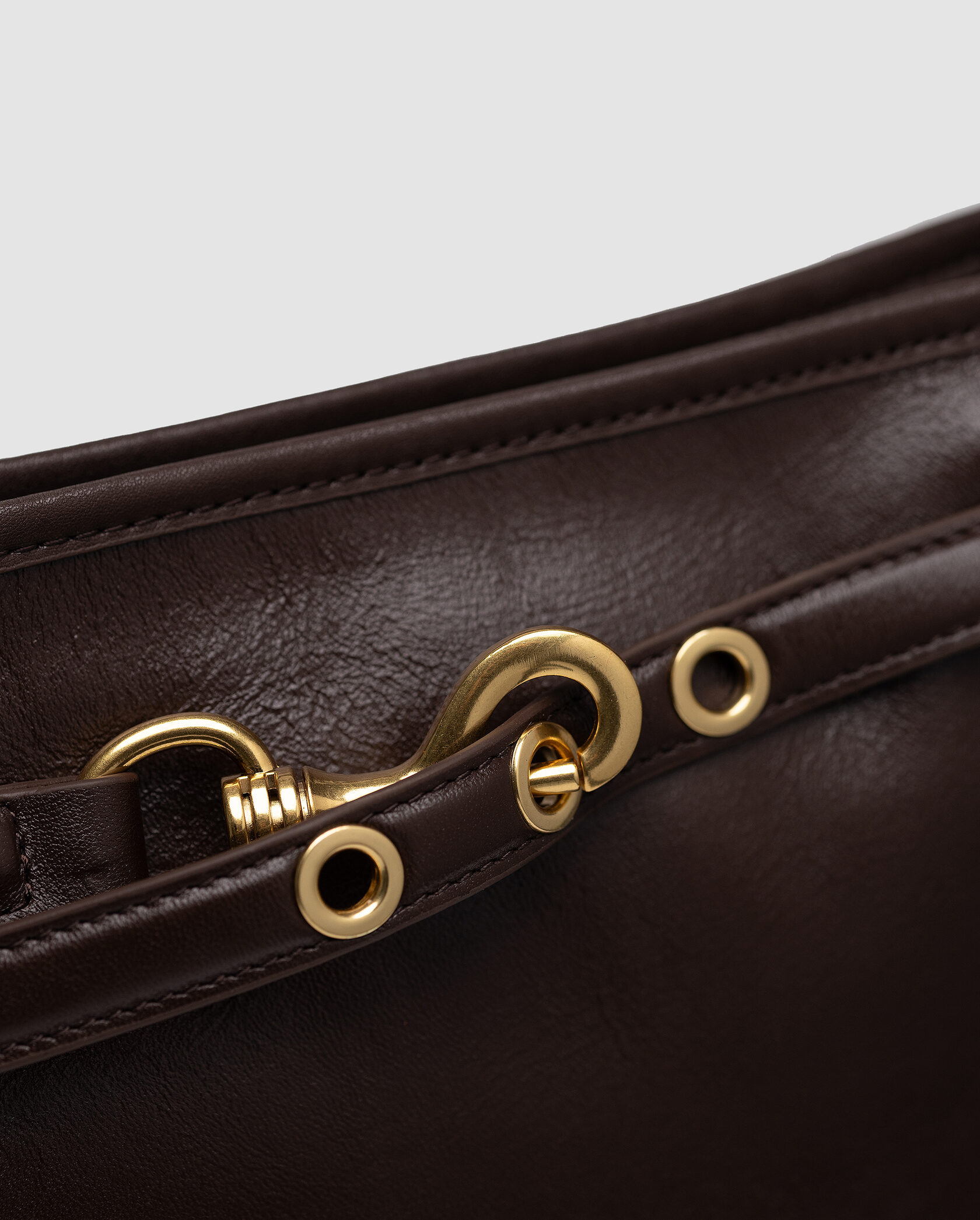 Miu Miu Aventure Nappa Leather Bag Chocolate - 3