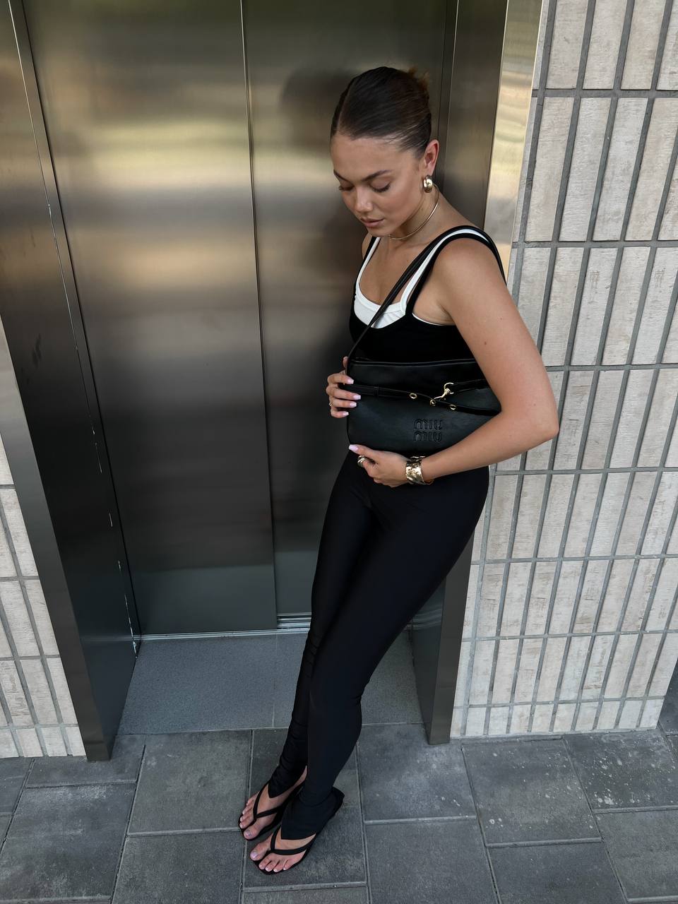 Miu Miu Aventure Nappa Leather Bag - 11