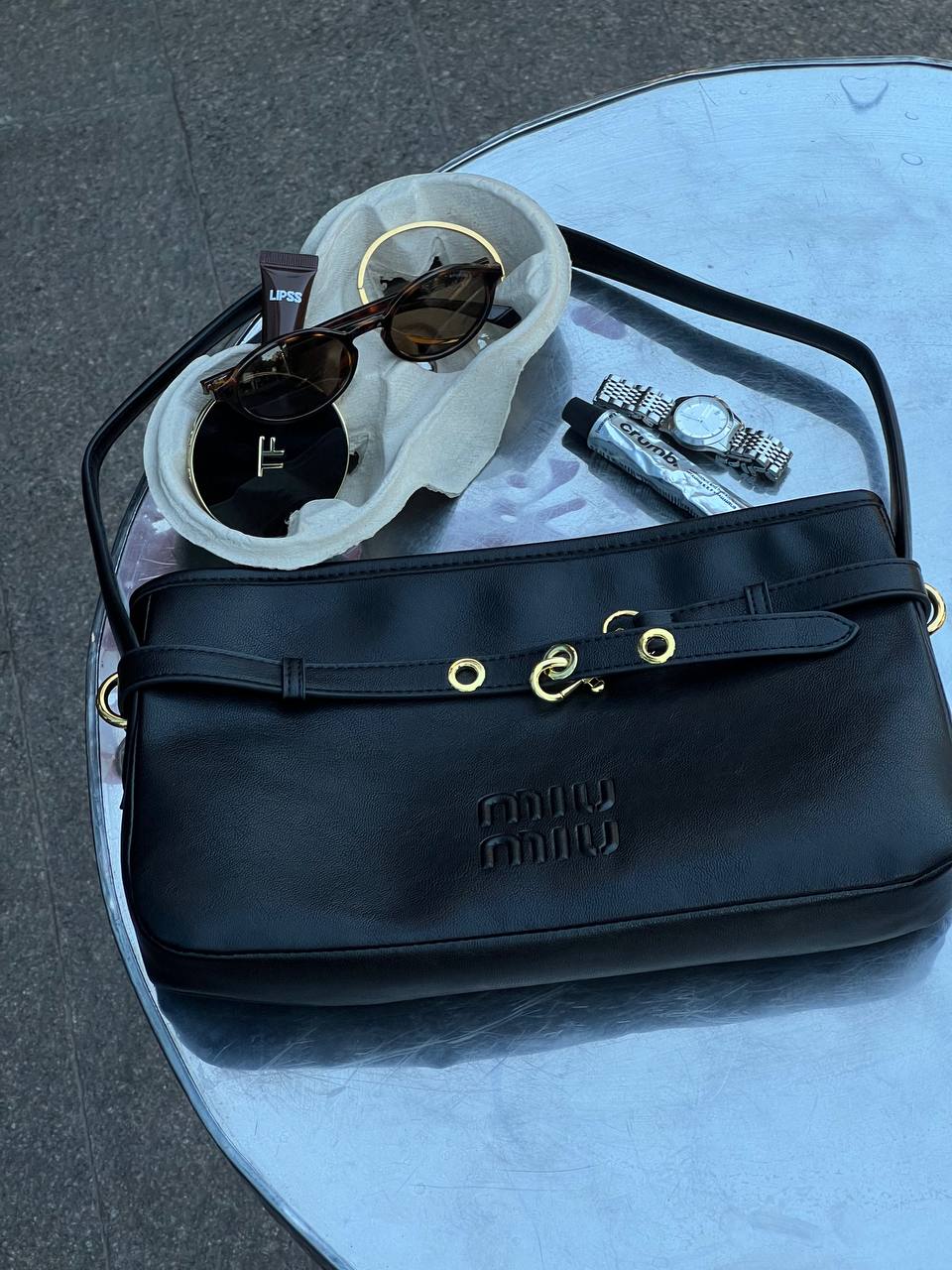 Miu Miu Aventure Nappa Leather Bag - 12