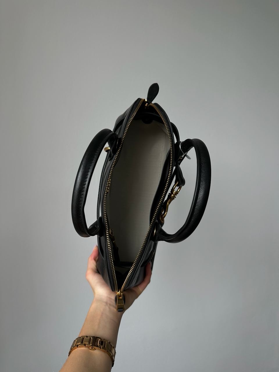 Miu Miu Aventure Nappa Leather Top-Handle Bag Black - 8