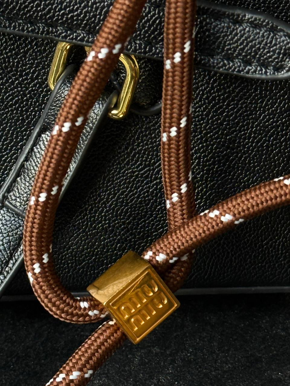 Miu Miu Aventure Nappa Leather Top-Handle Bag - 8