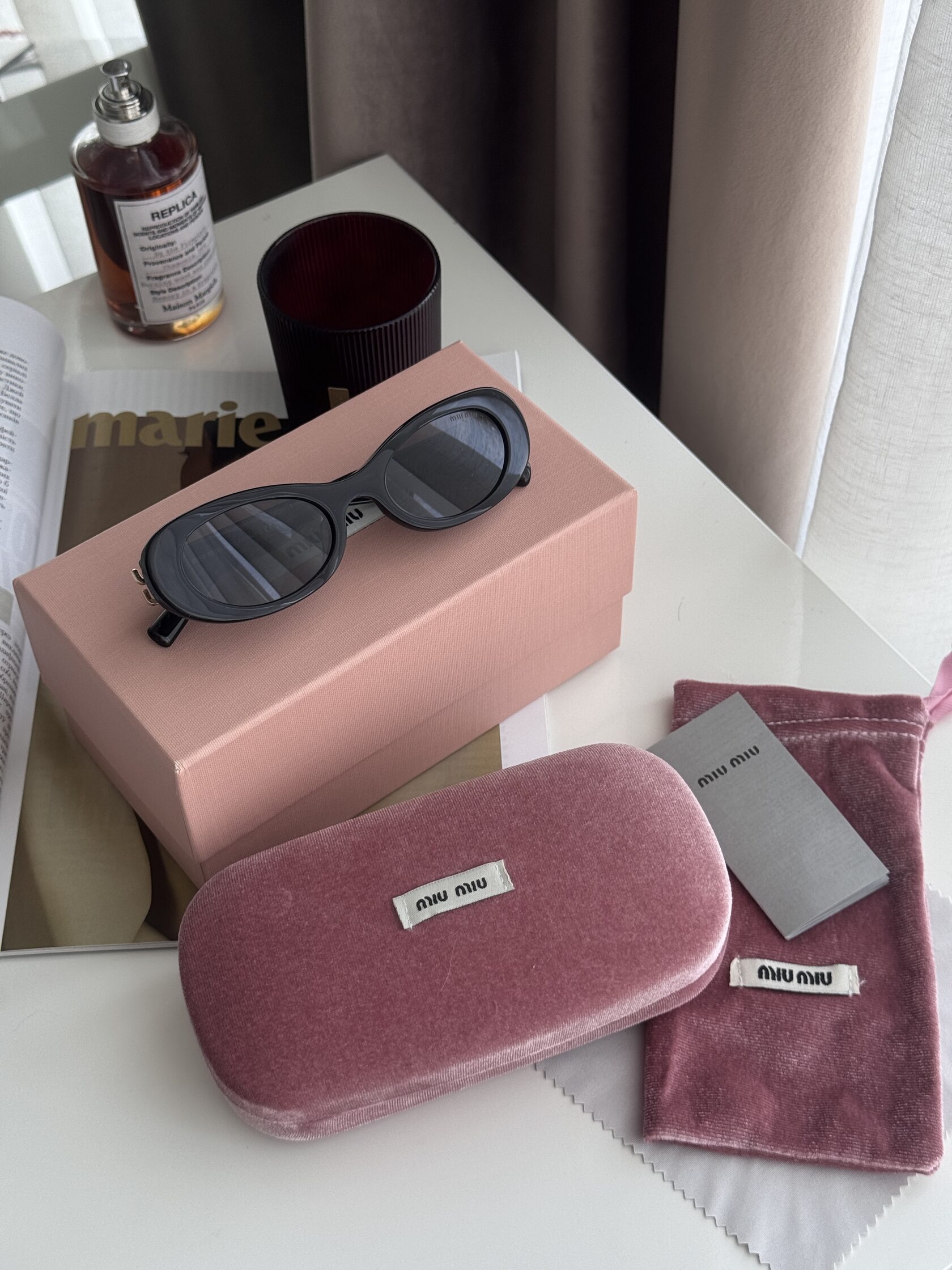 Miu Miu Black/Gold SMU 06ZS 1AB-5S0 3N - 2