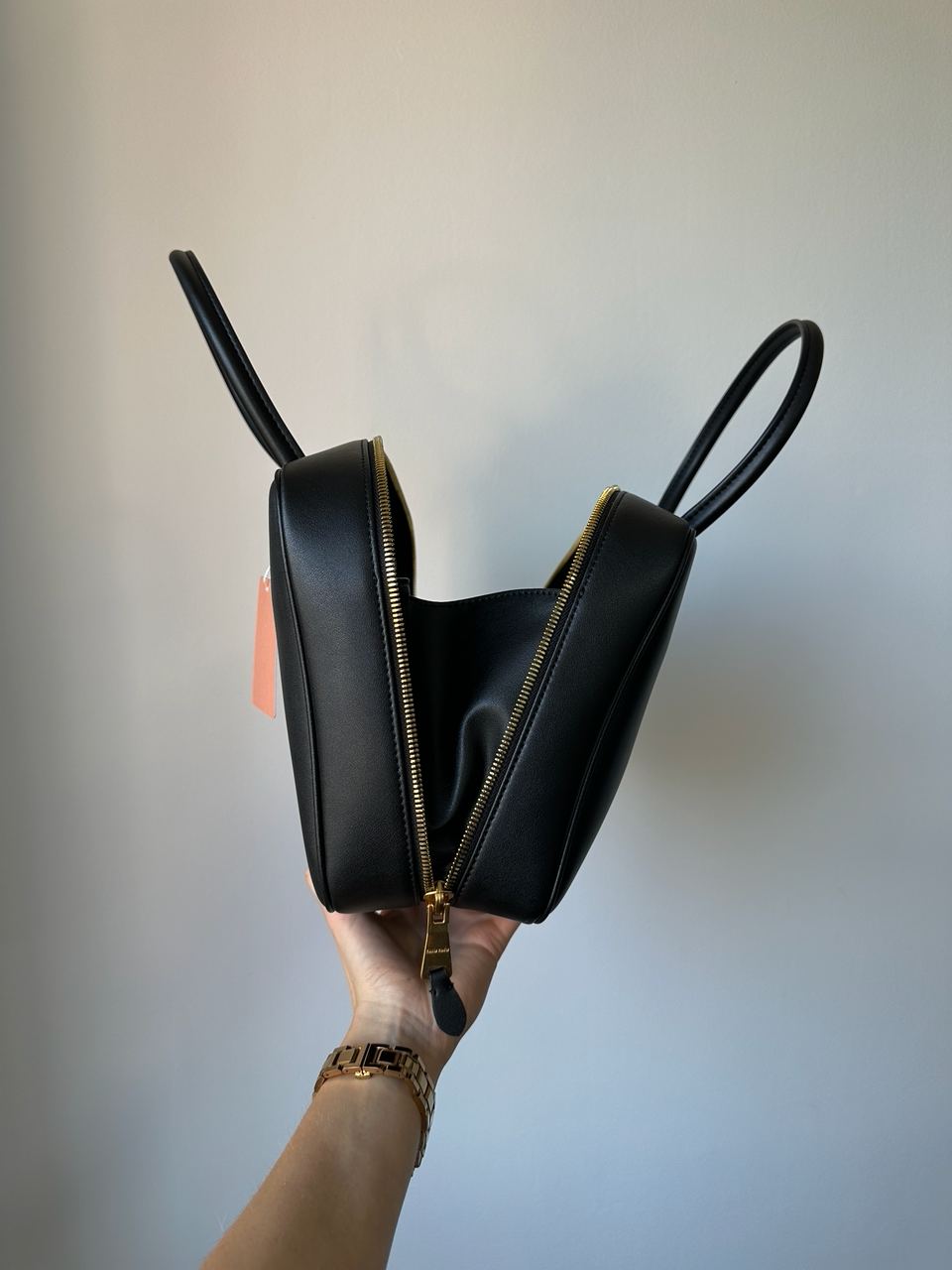 Miu Miu Black Leather Beau Top-Handle Bag - 8