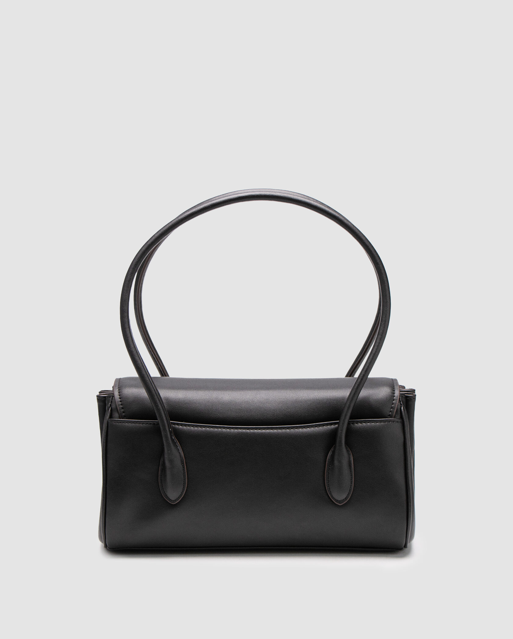 Miu Miu Black Leather Shoulder Bag Black - 5