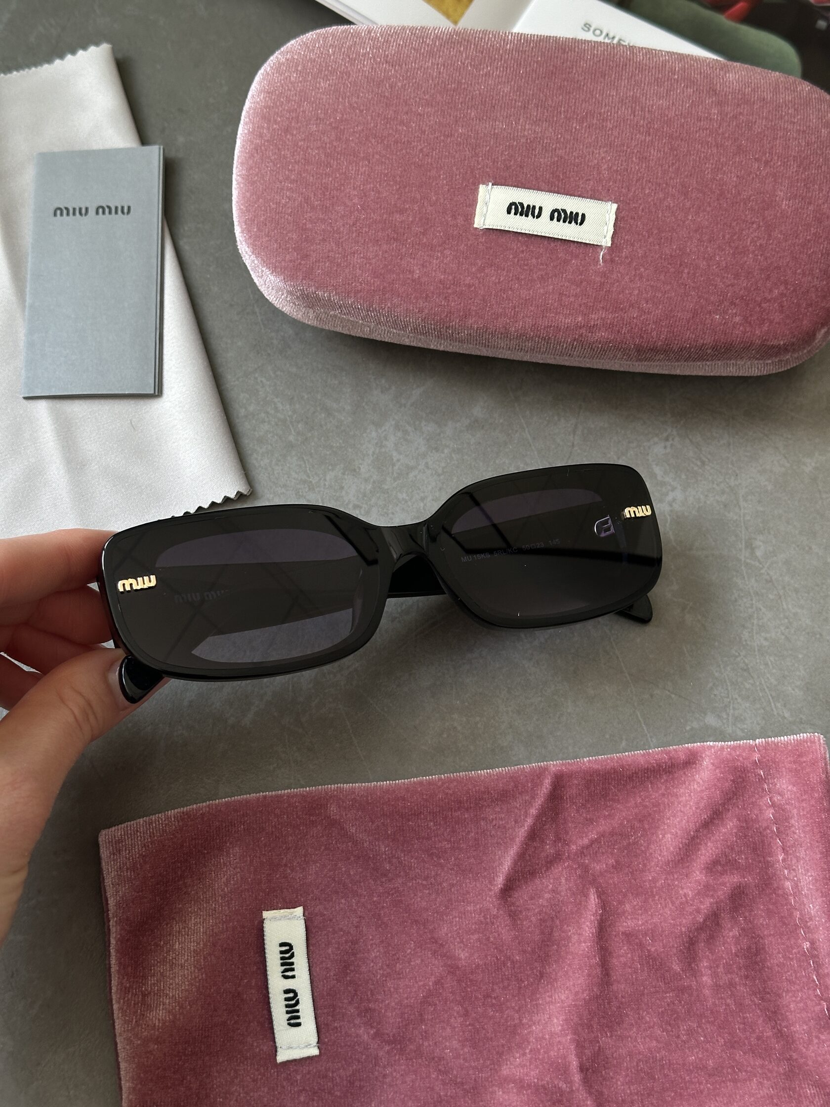 Miu Miu Blue/Black MU 15KS 5RL/KC - 7