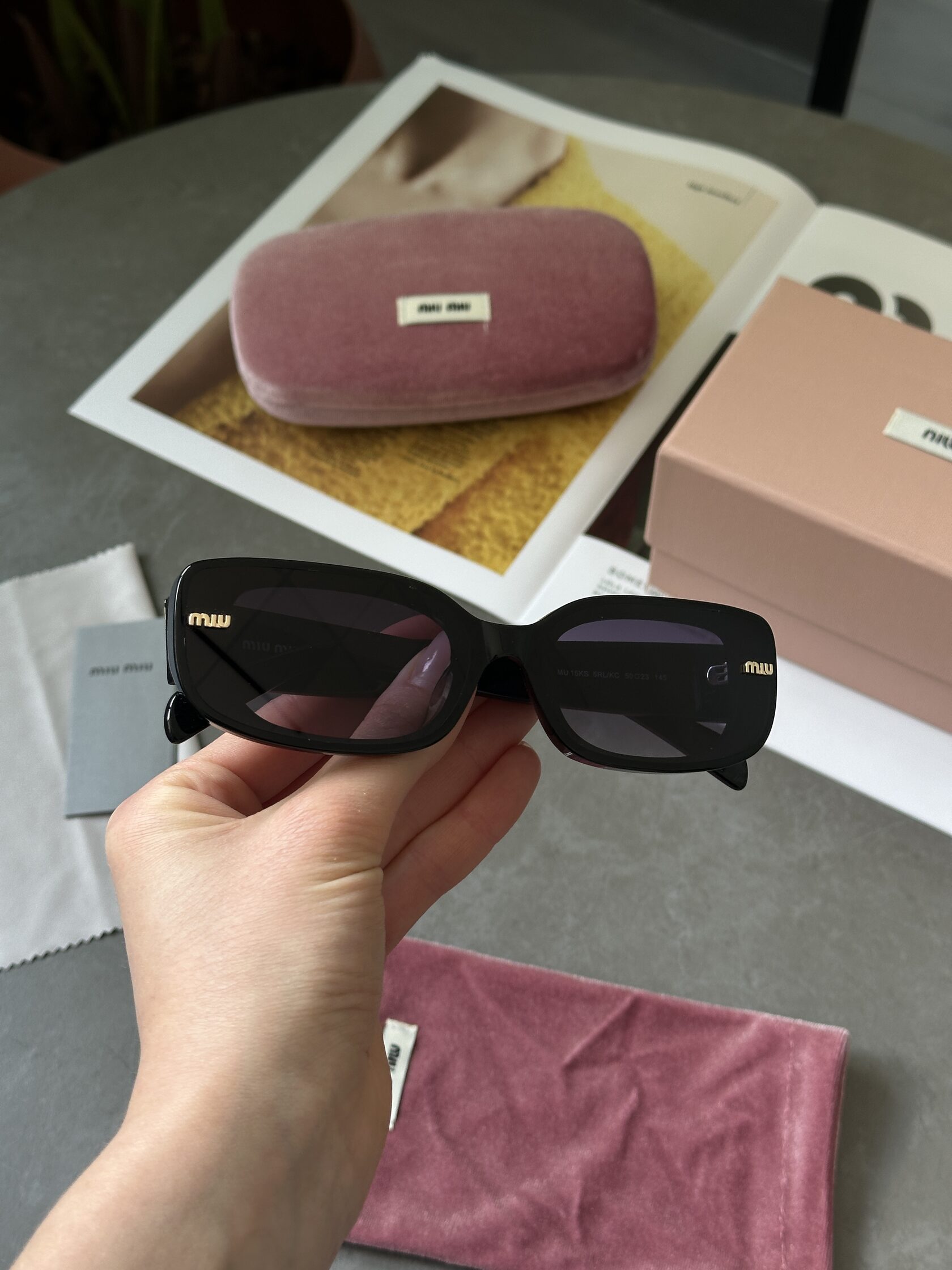 Miu Miu Blue/Black MU 15KS 5RL/KC - 8