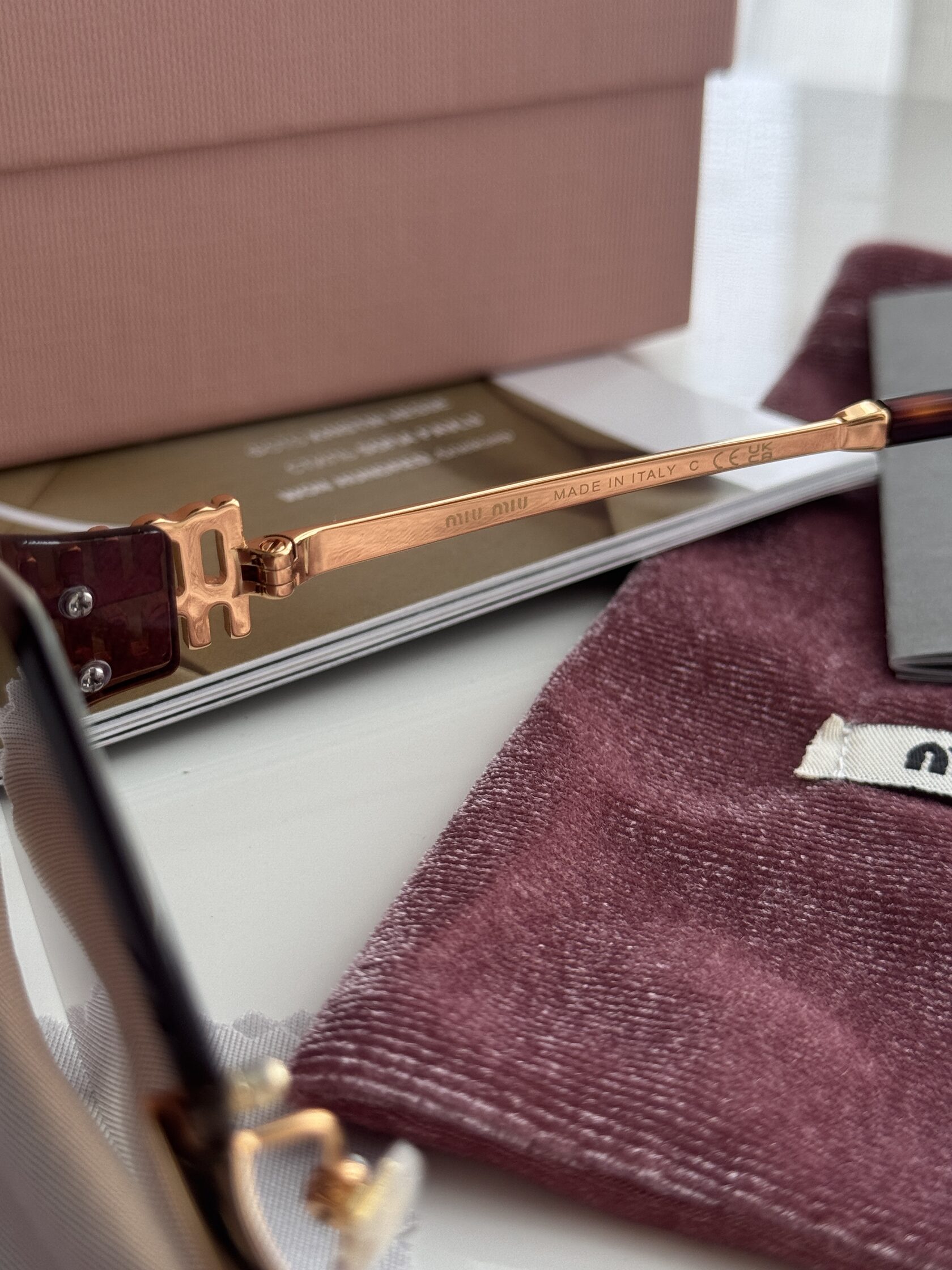 Miu Miu Brown/Gold MU 140AV 09X-101 - 8