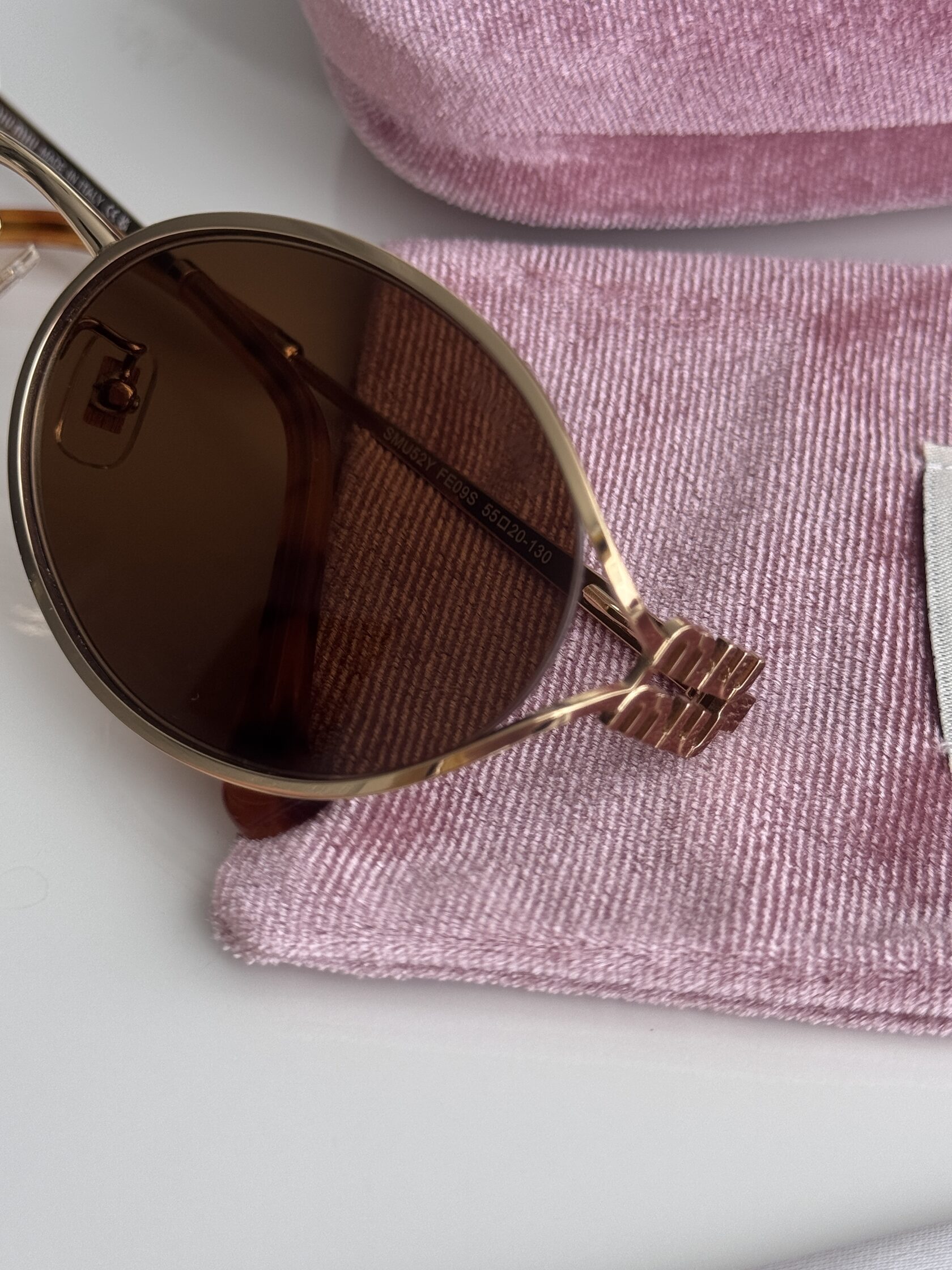 Miu Miu Brown/Gold SMU52Y FE09S - 7