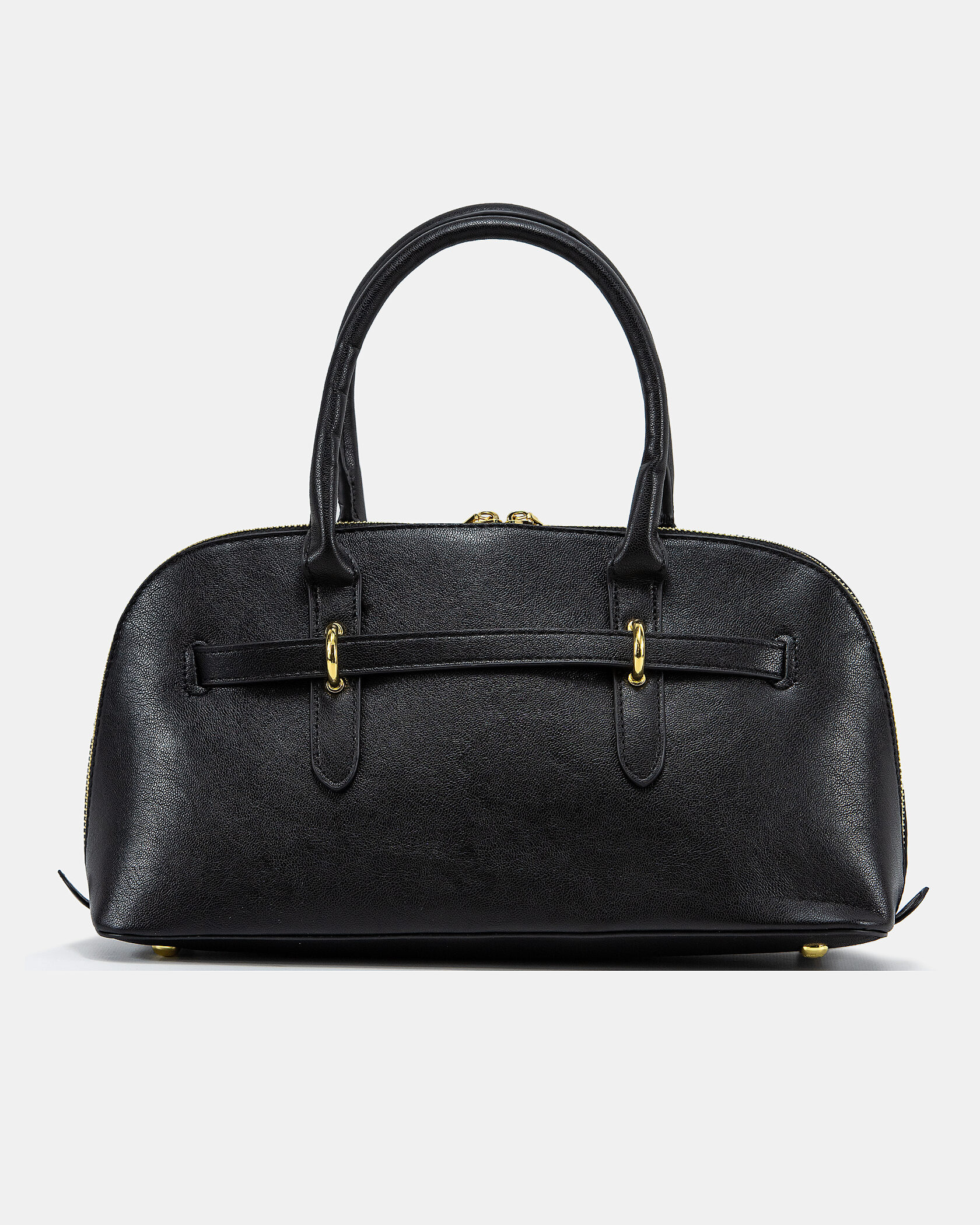 Miu Miu Classic Leather Bowler Bag Black - 7
