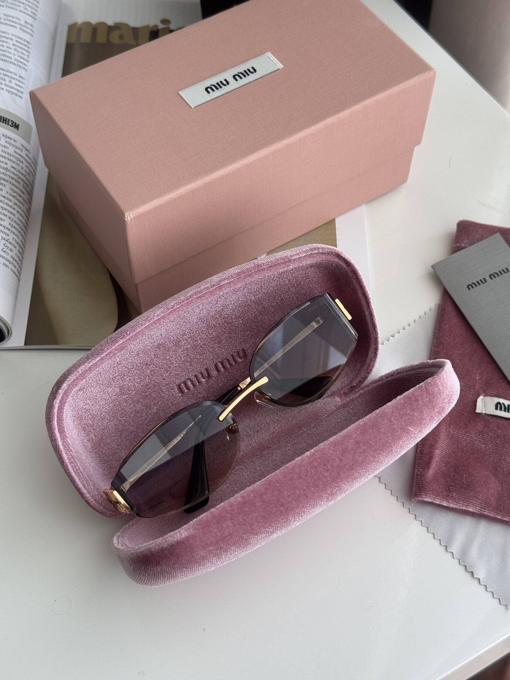 Miu Miu Green/Gold MU 8065 ZVF-101 - 2