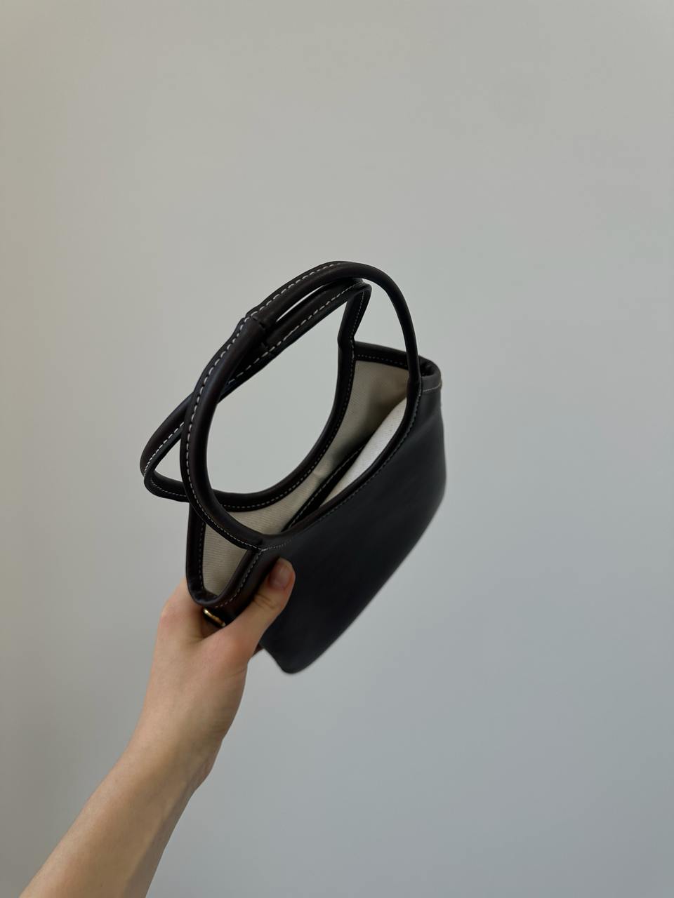 Miu Miu Ivy Leather Mini Bag Dark Brown - 11