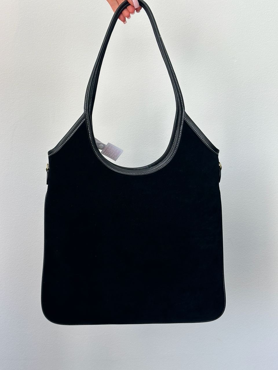 Miu Miu Ivy Suede Bag Black - 6