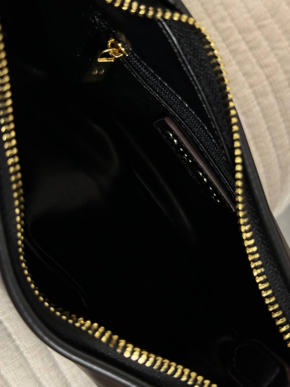 Miu Miu Leather Hobo Bag Black - 7