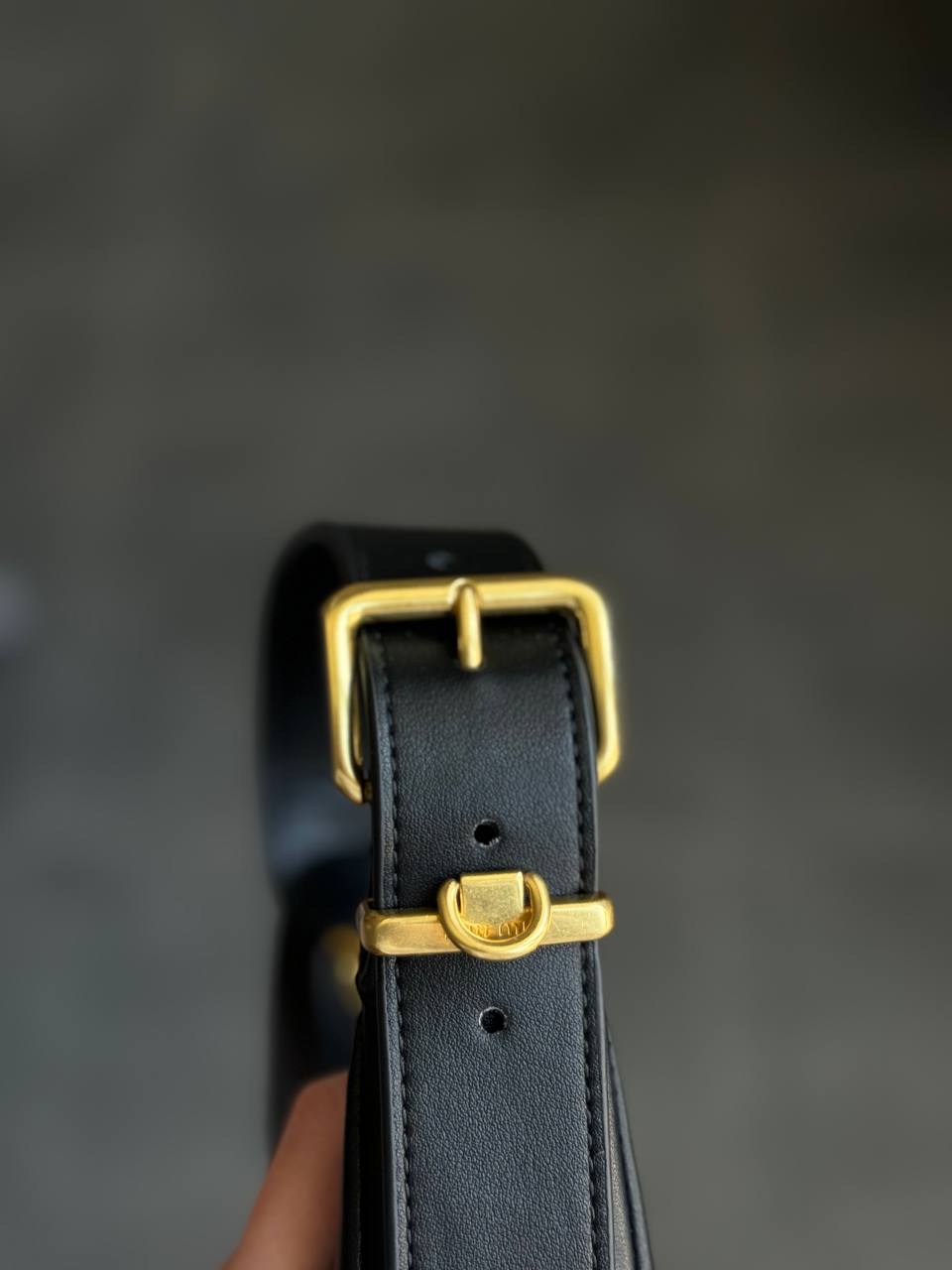 Miu Miu Leather Hobo Bag Black - 14