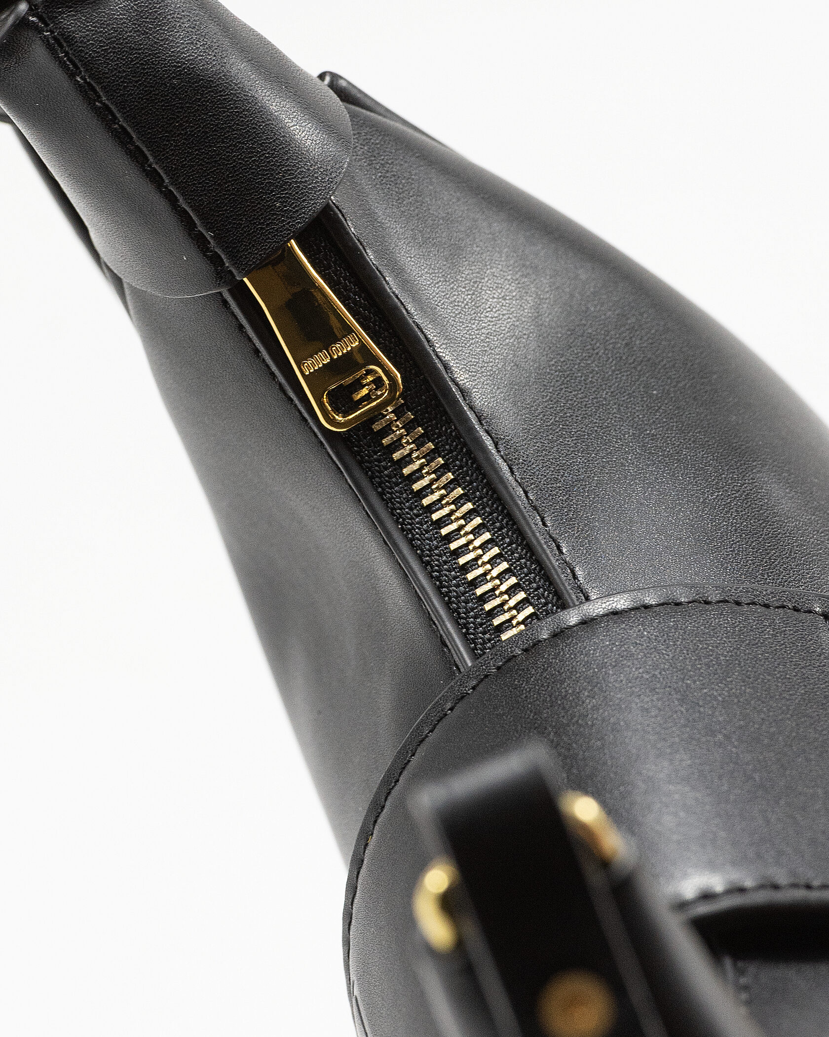 Miu Miu Leather Hobo Bag - 11