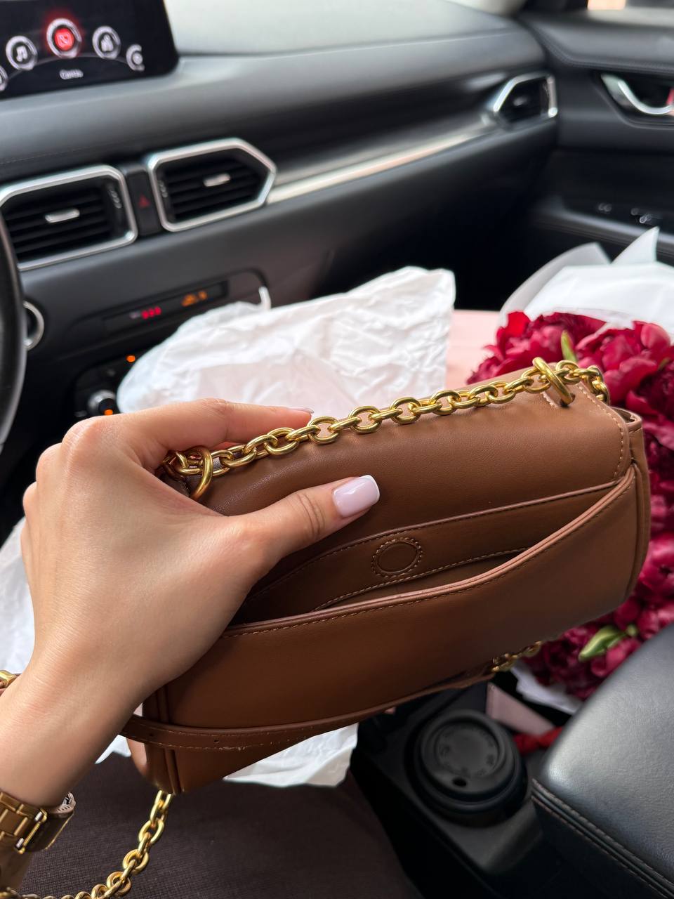 Miu Miu Leather Shoulder Bag - 11