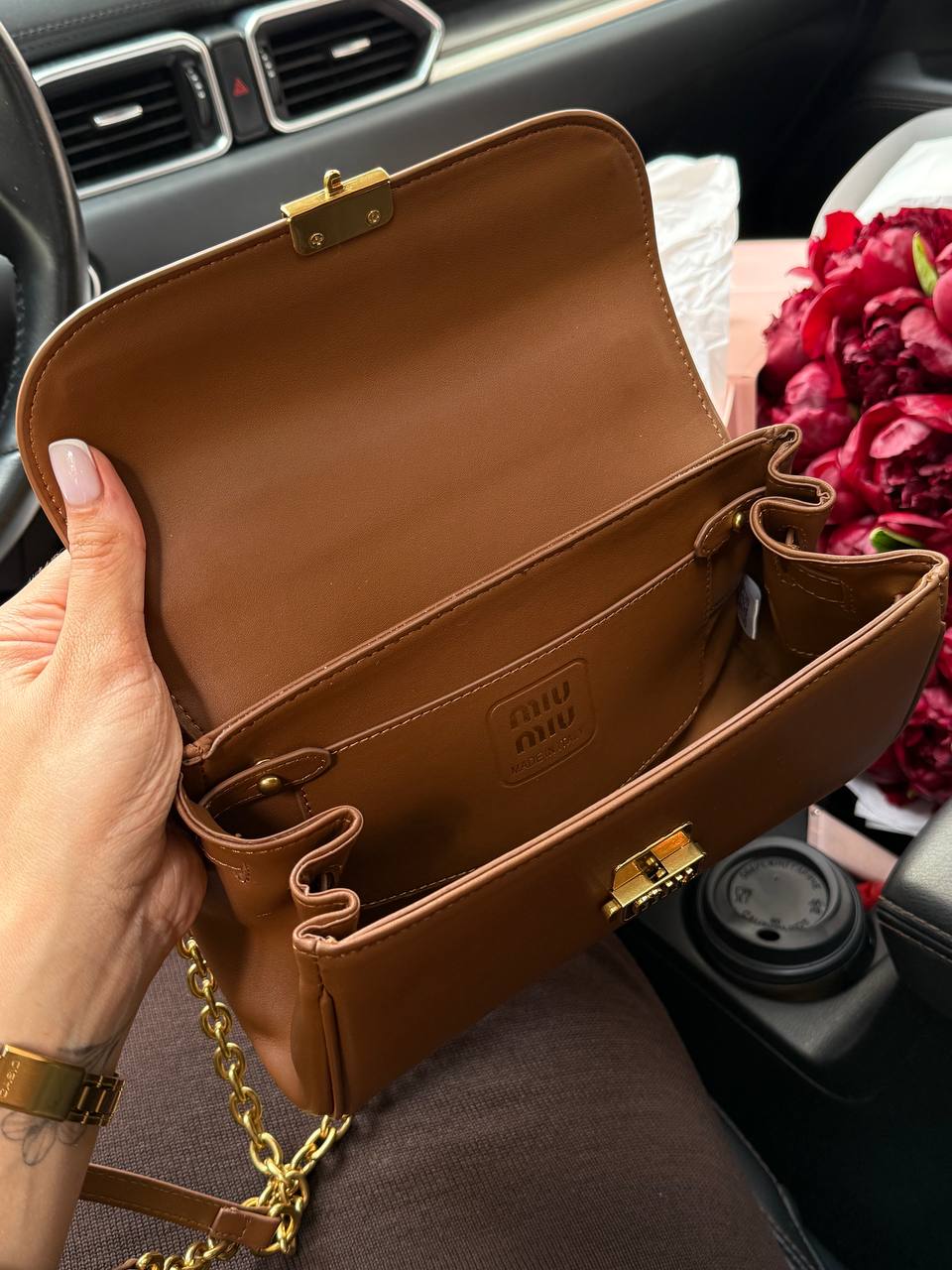 Miu Miu Leather Shoulder Bag - 12