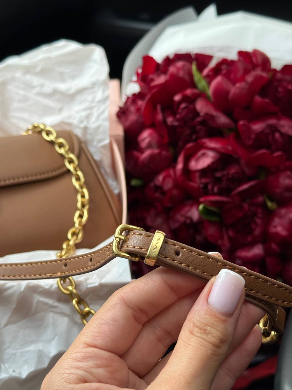 Miu Miu Leather Shoulder Bag - 9