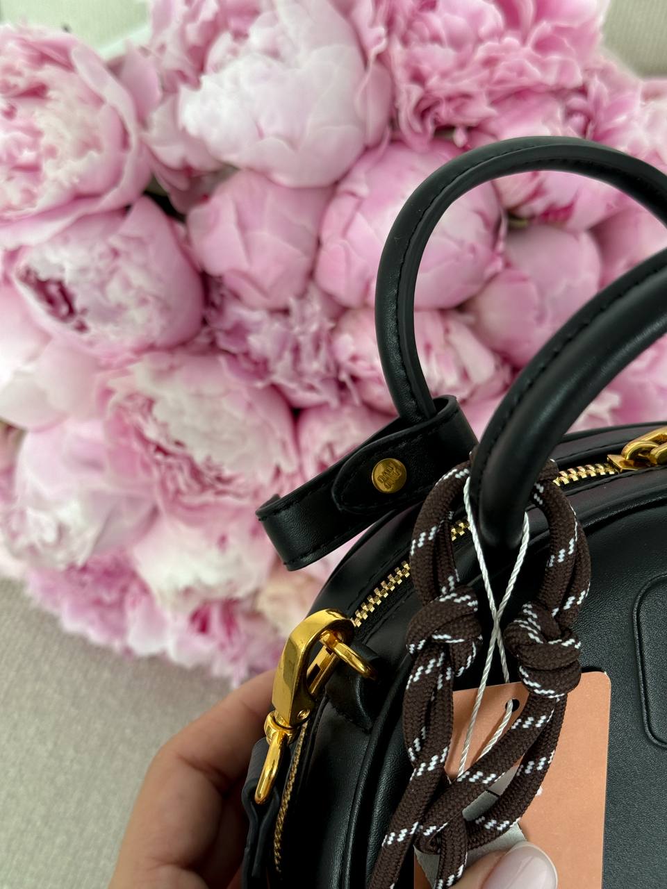 Miu Miu Leather Top-Handle Bag Black - 11