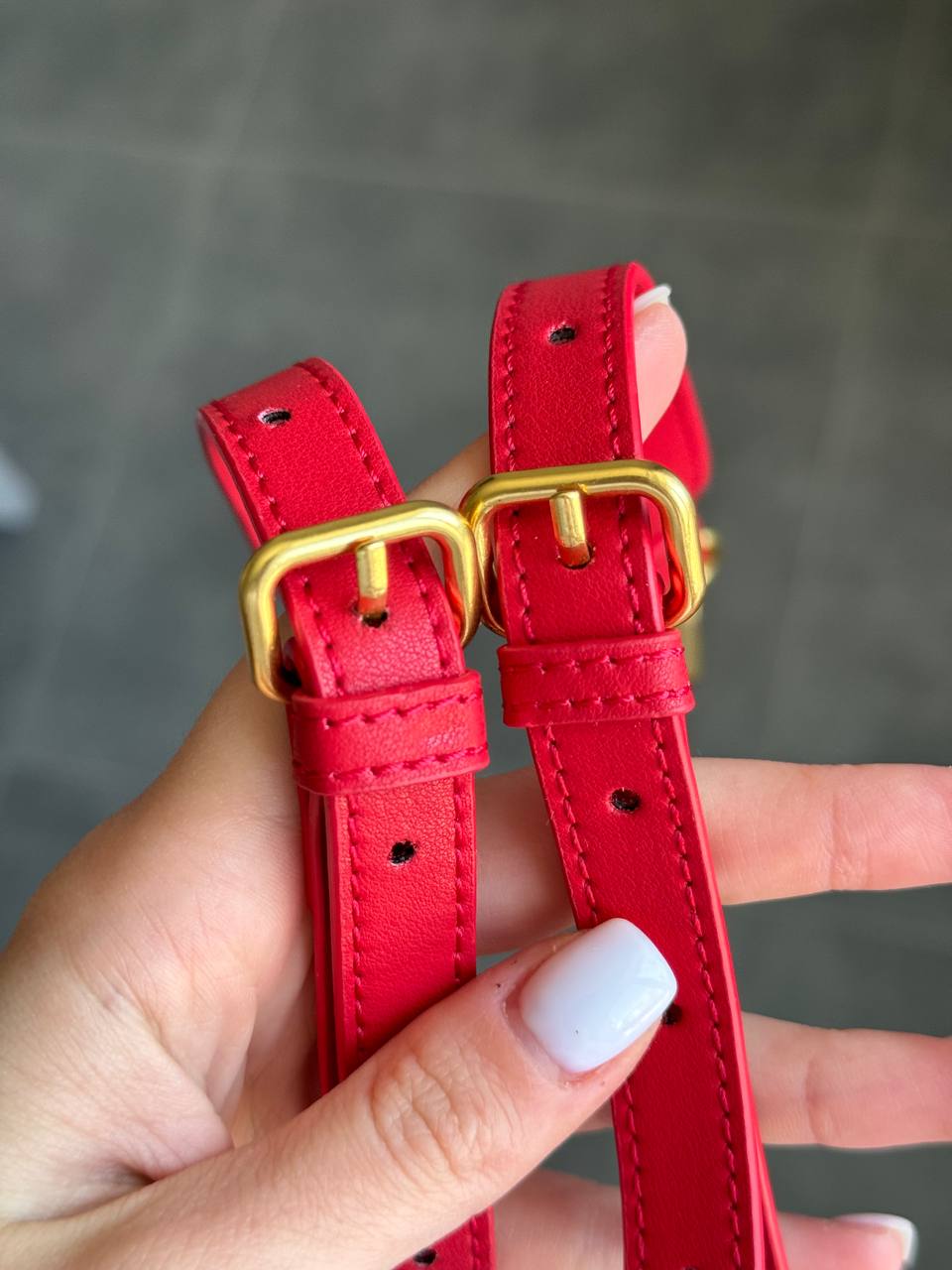 Miu Miu Leather Top-handle Bag In Red - 5