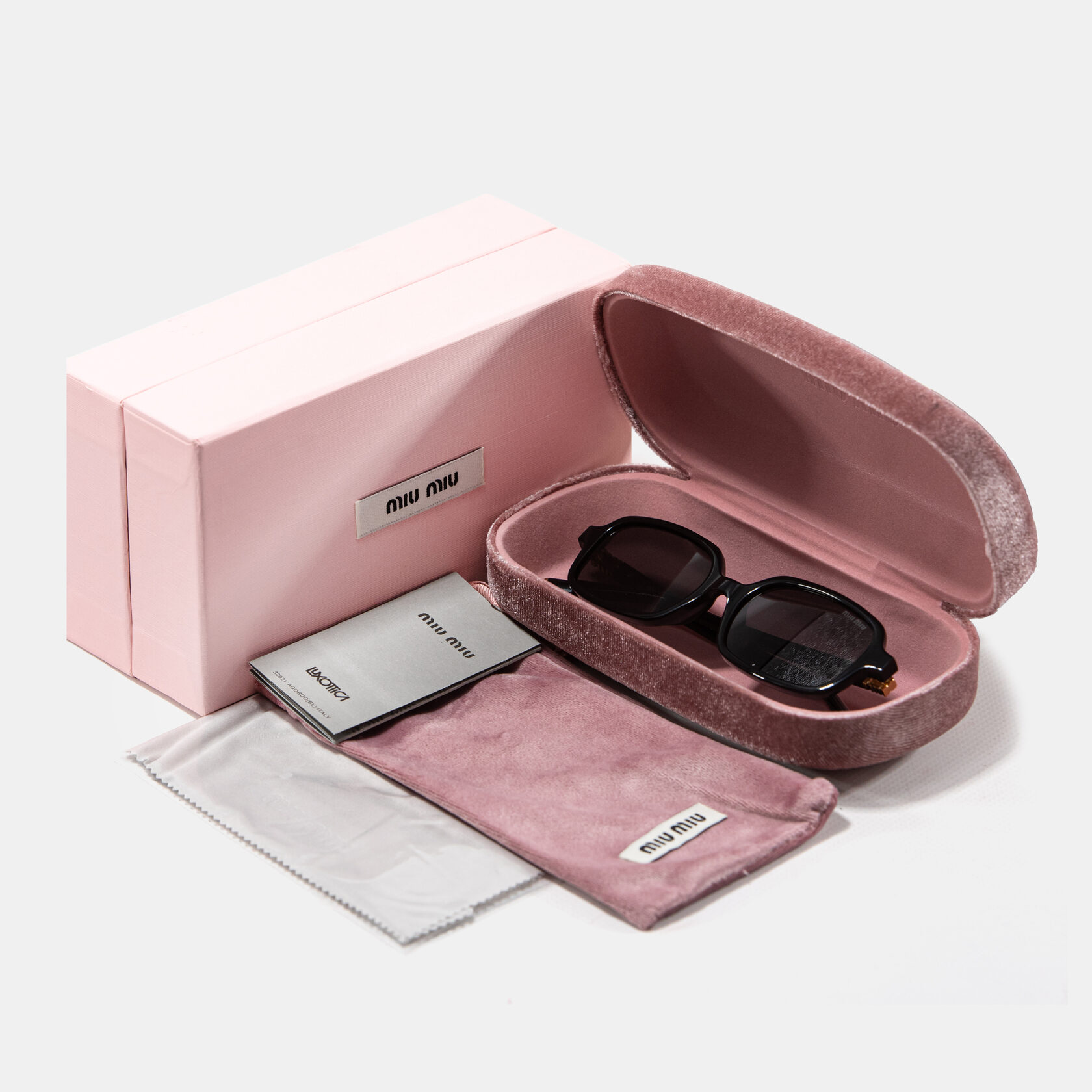 Miu Miu Miu Glimpse SMU 04ZS Black 1AB-5S0 - 2