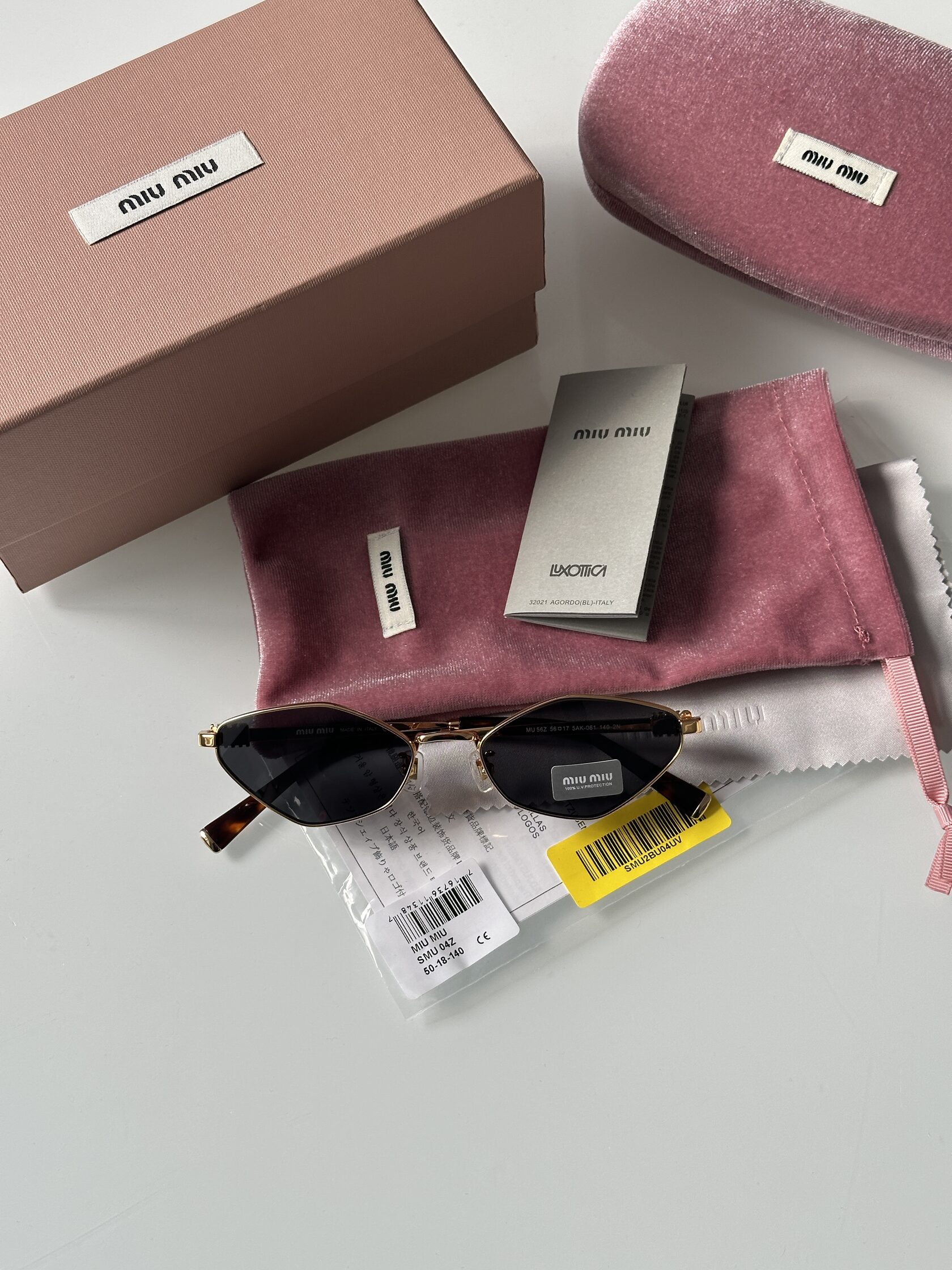 Miu Miu MU56Z 5AK-061 Black/Gold - 9