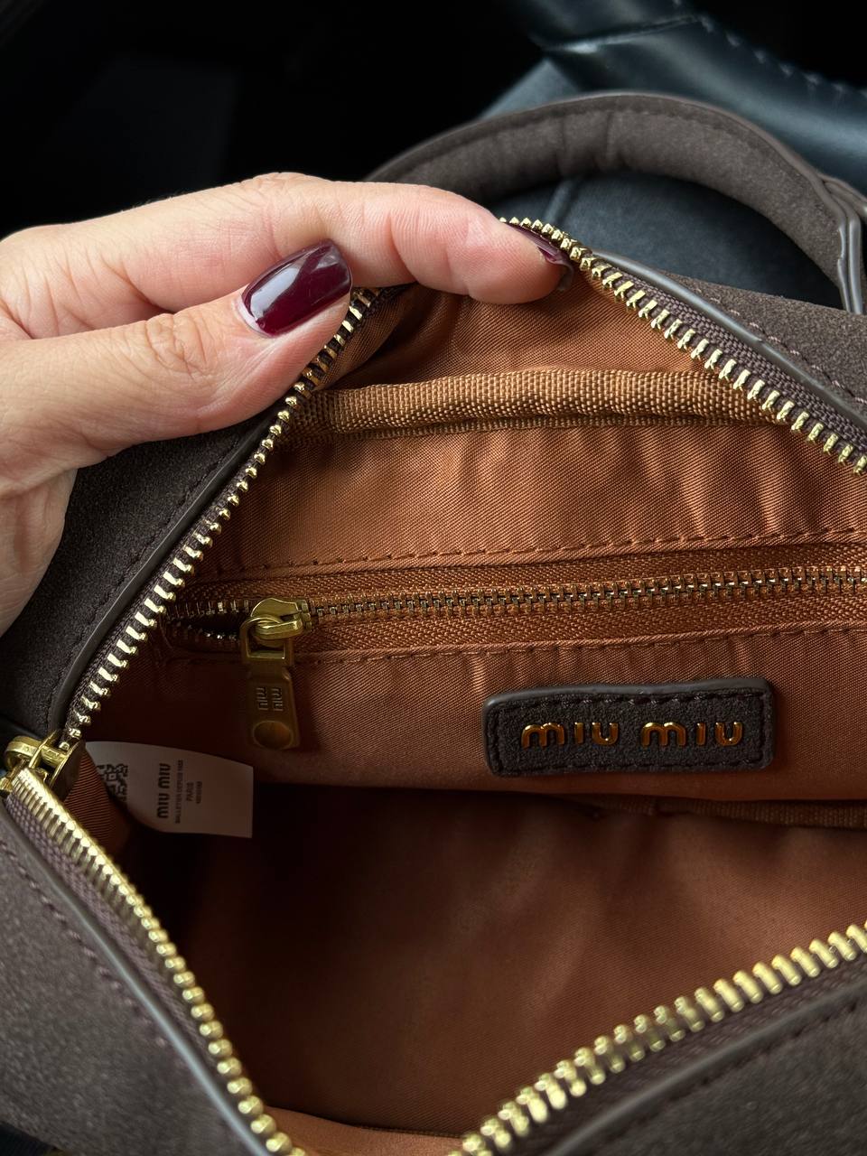 Miu Miu Nappa Leather Pocket Bag - 10