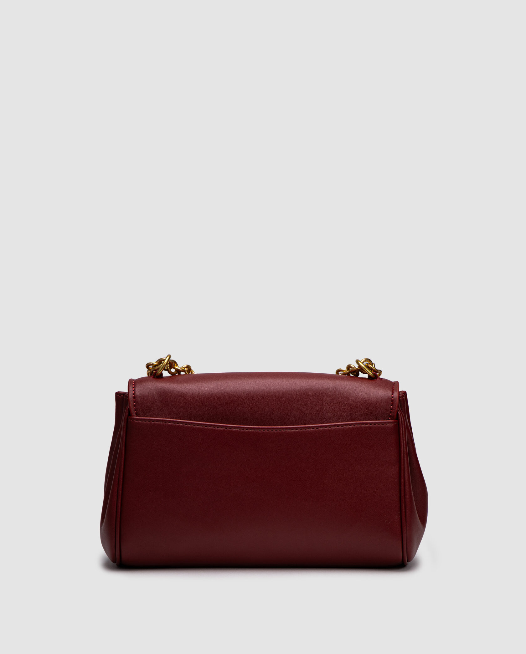 Miu Miu Nappa Shoulder Bag Burgundy - 7