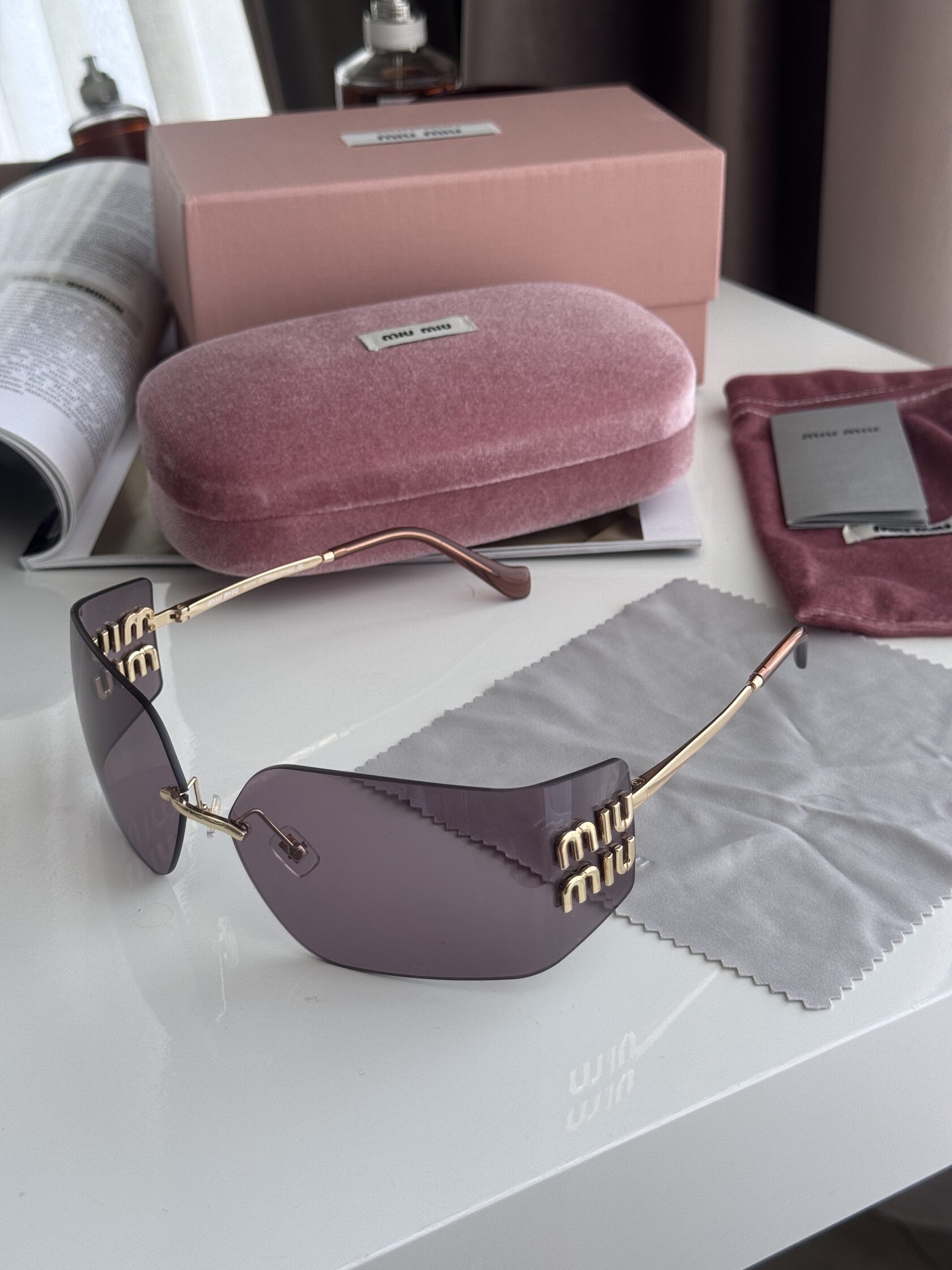 Miu Miu Purple/Gold MU54YS 5AK06180 C 080 - 5