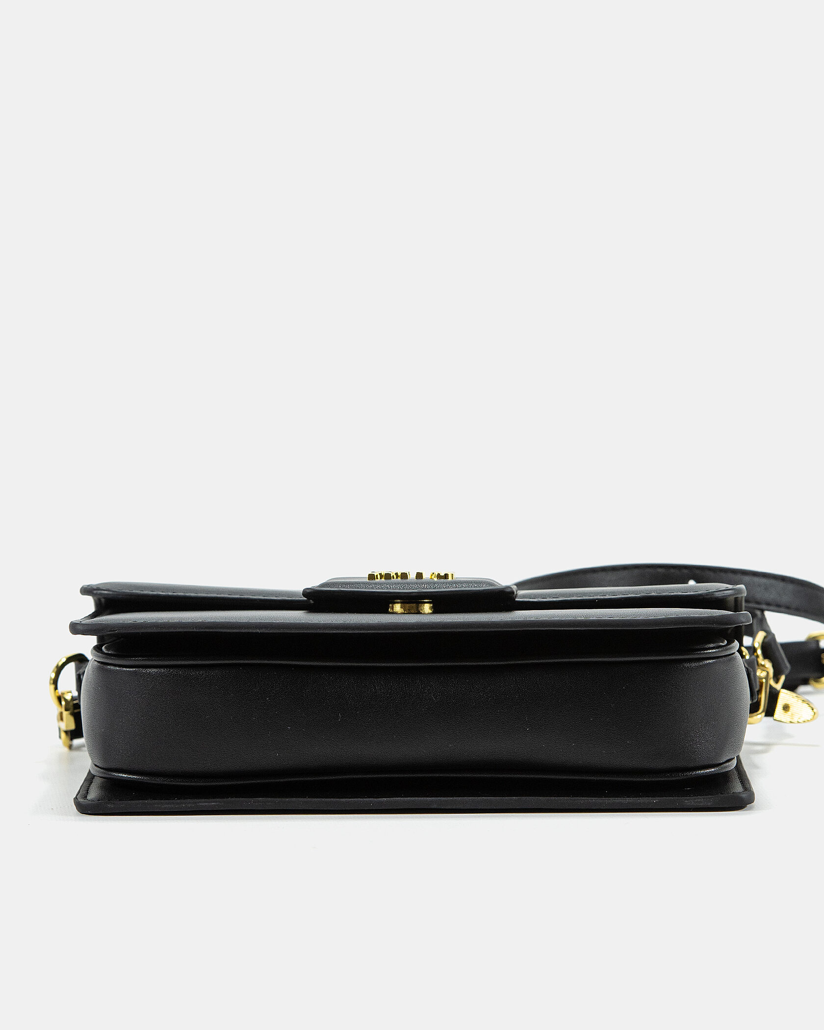 Miu Miu Shoulder Leather Bag Black - 10