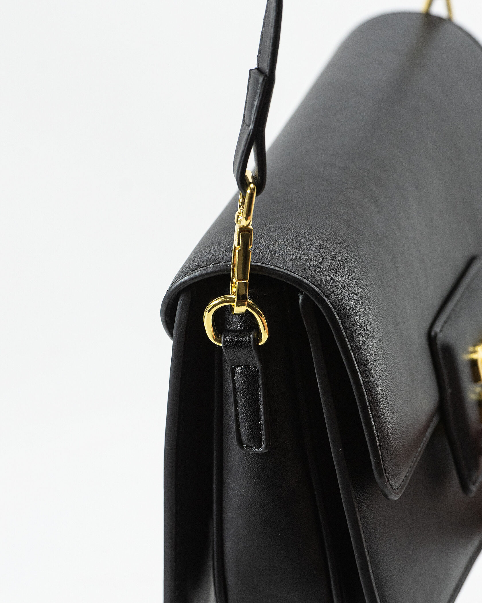 Miu Miu Shoulder Leather Bag Black - 14
