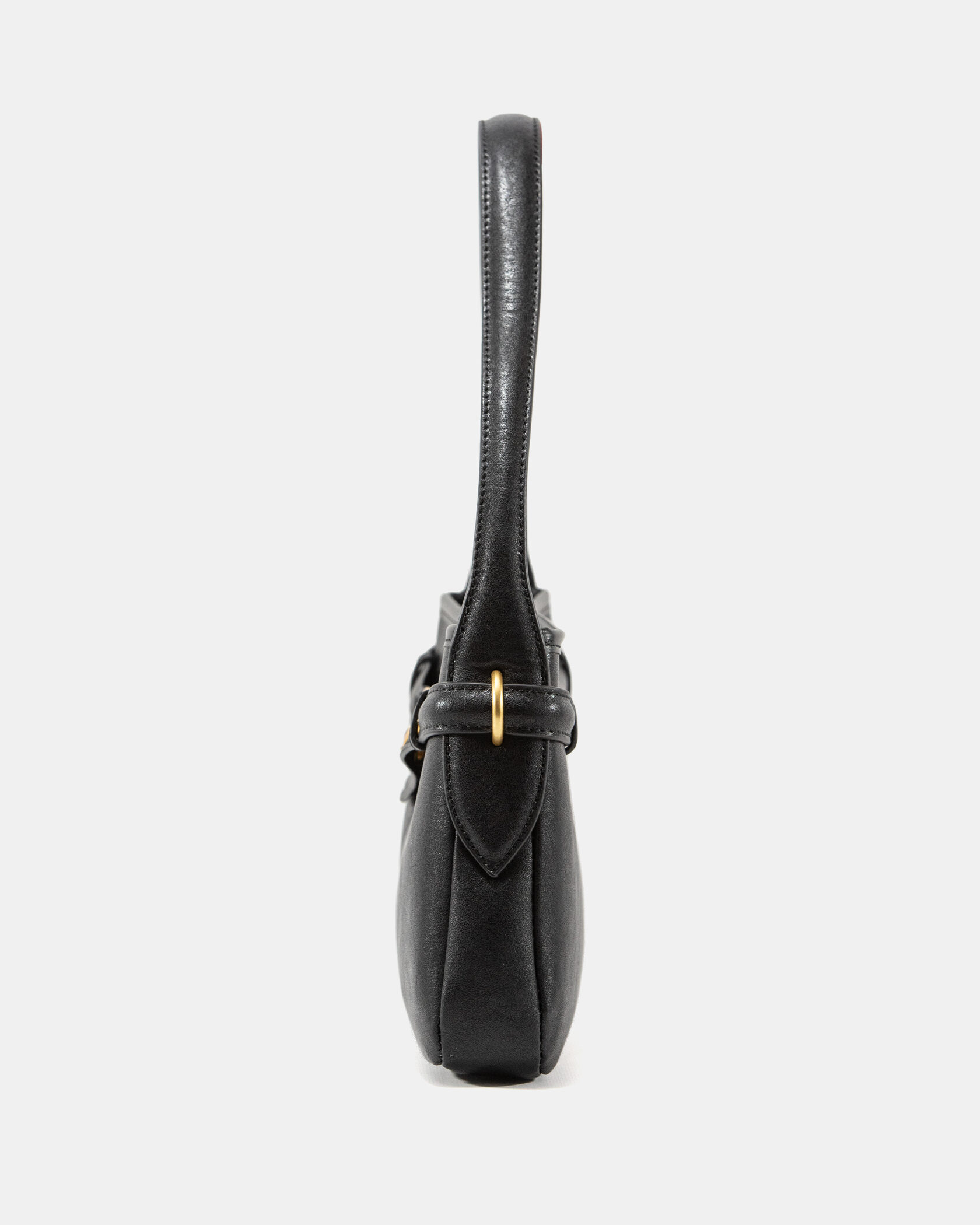 Miu Miu Small Baguette Shoulder Bag in Black Leather - 7